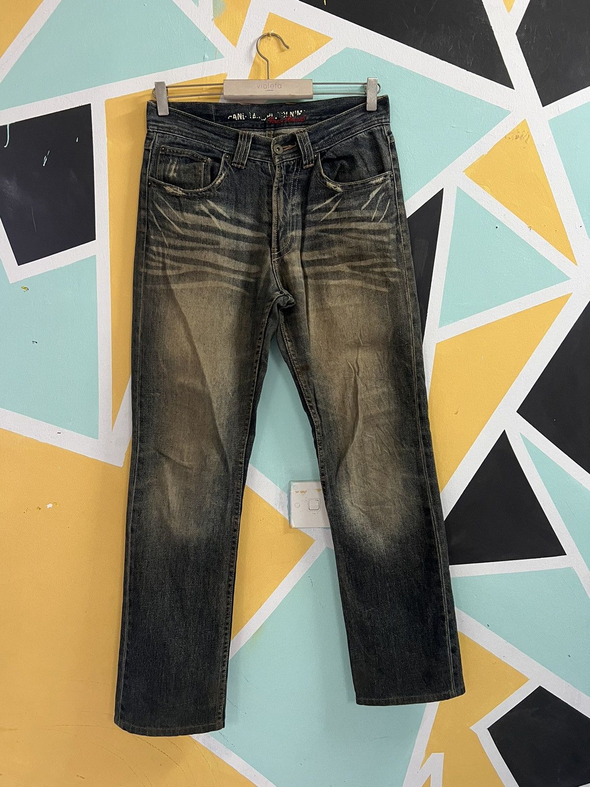 Japanese Brand × Vintage Vintage super RASTY famous function garment denim Size US 30 / EU 46 - 1 Thumbnail