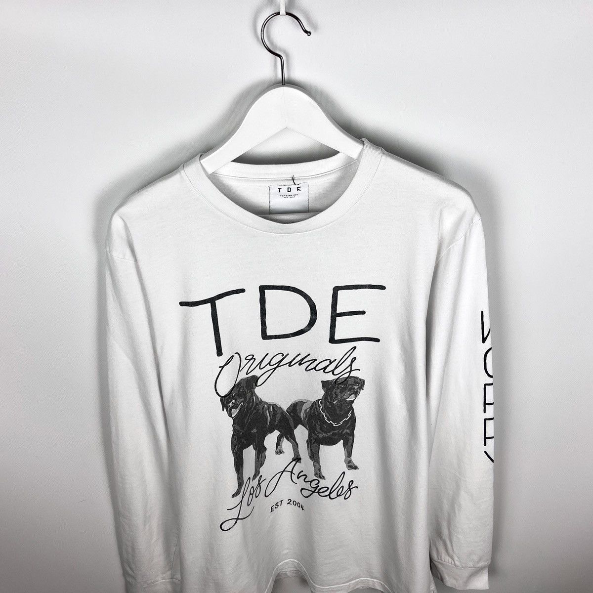 Kendrick Lamar Vintage Kendrick Lamar TDE Don’t Worry rottweiler longsleev Size US L / EU 52-54 / 3 - 3 Thumbnail