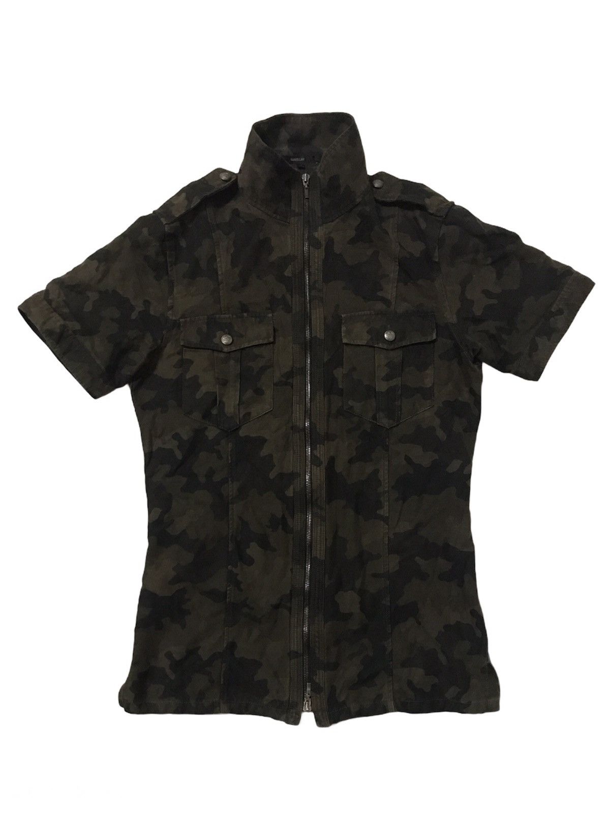 Shellac Shellac Camouflage Short Sleeve Jacket Size US M / EU 48-50 / 2 - 1 Thumbnail