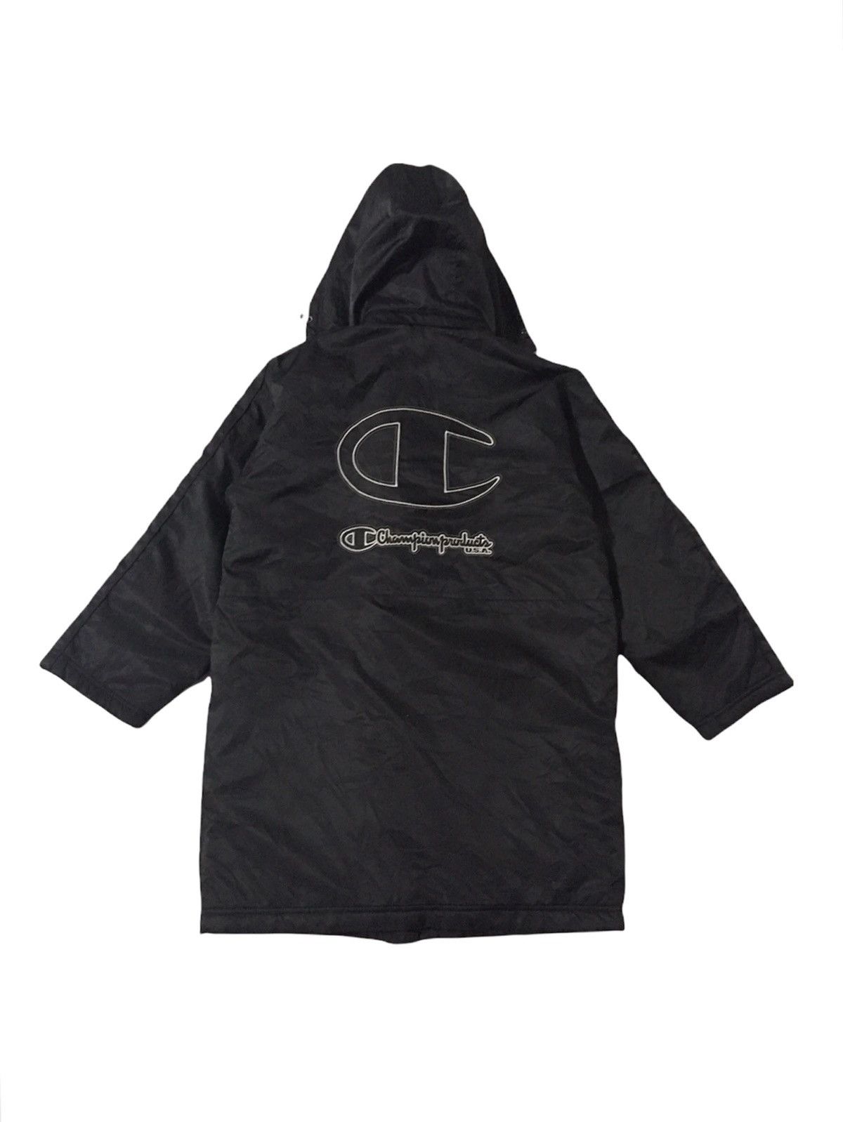 Champion × Japanese Brand Champion Nice Long Jacket Fleece Insdide With Hoodies Size US M / EU 48-50 / 2 - 1 Thumbnail