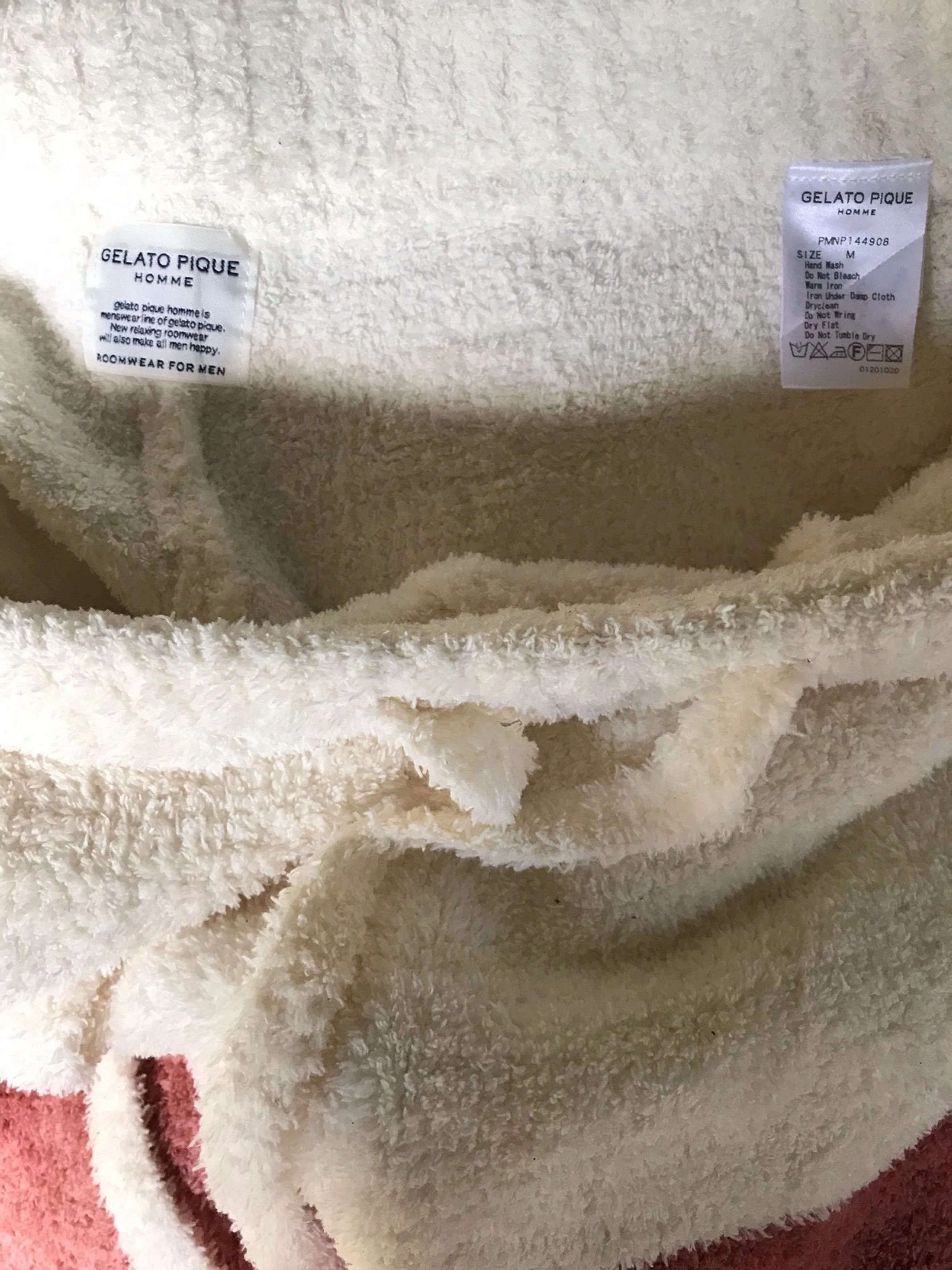 Japanese Brand Gelato Pique Homme Fleece Sherpa Sweatpants Size US 29 - 4 Thumbnail