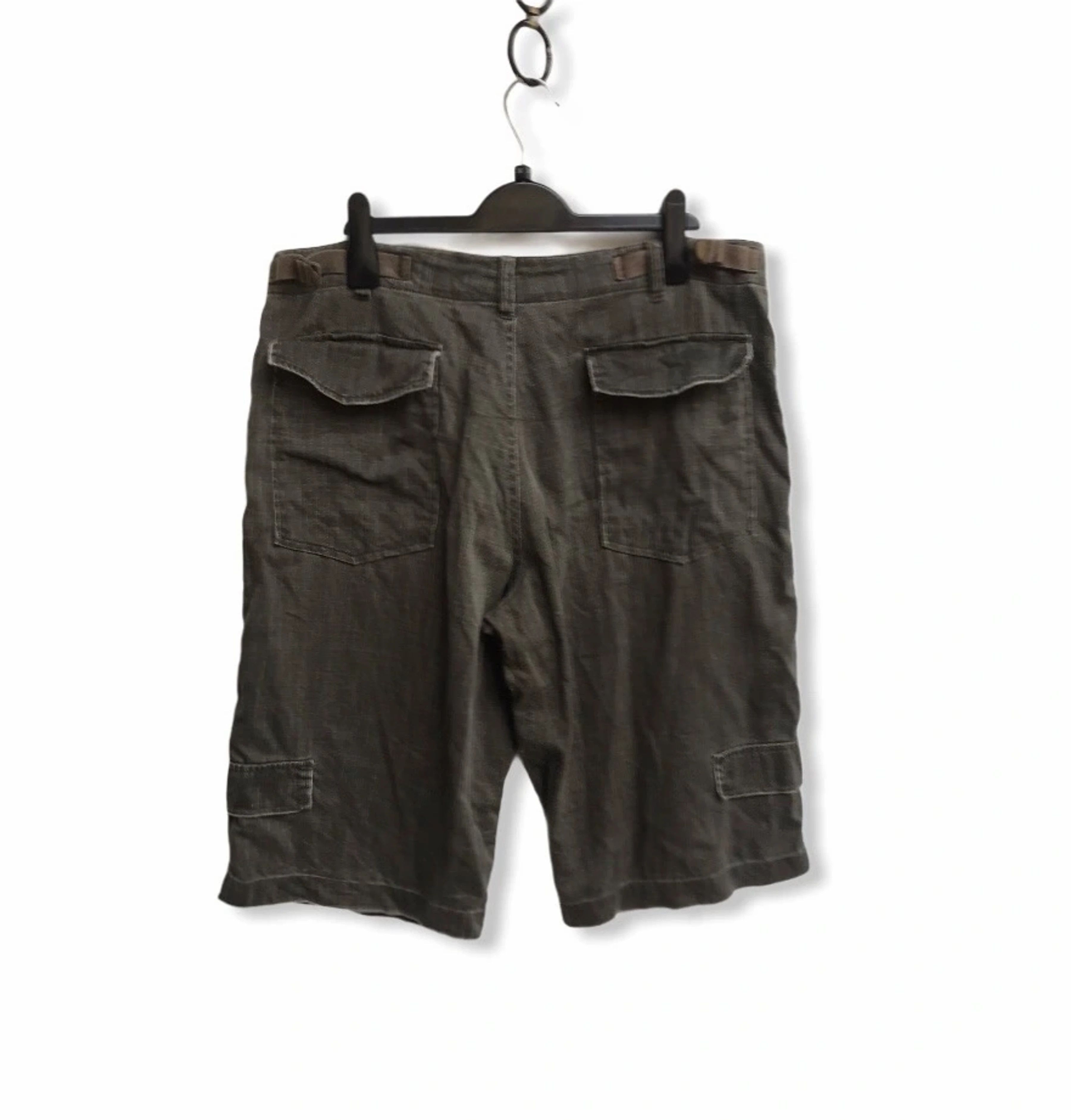 Japanese Brand × Vintage Bicol Bird Multi Big Pocket Short Pants Size US 26 / EU 42 - 2 Thumbnail