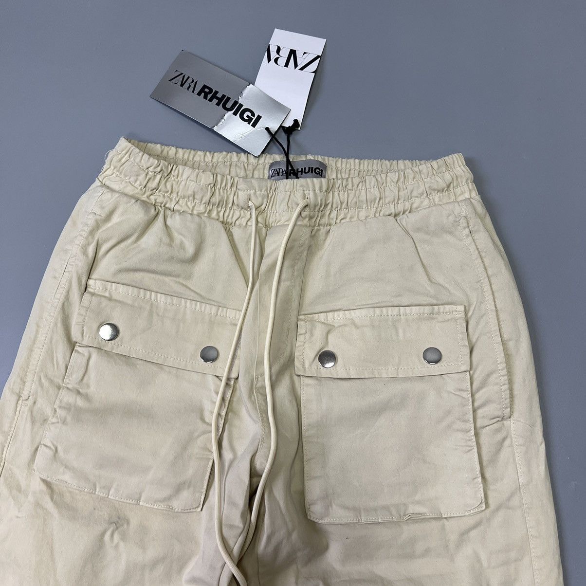 Rhude × Zara Rhude X Zara NEW Cargo Pants beige size S Size US 30 / EU 46 - 12 Thumbnail