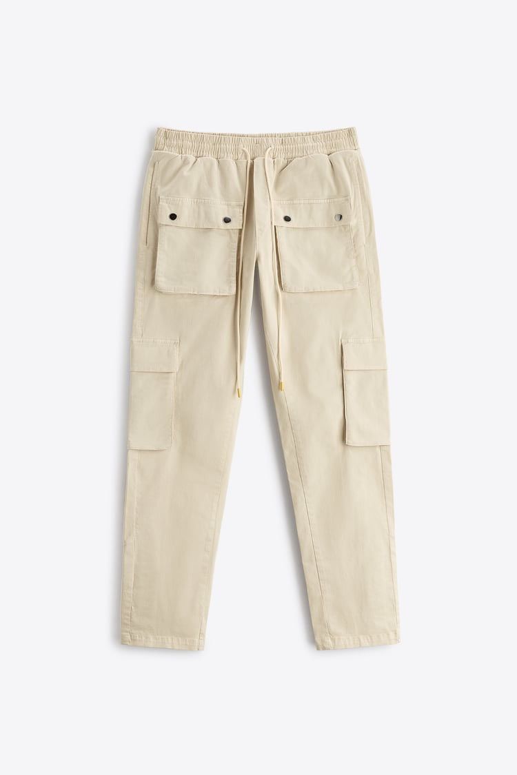 Rhude × Zara Rhude X Zara NEW Cargo Pants beige size S Size US 30 / EU 46 - 5 Thumbnail