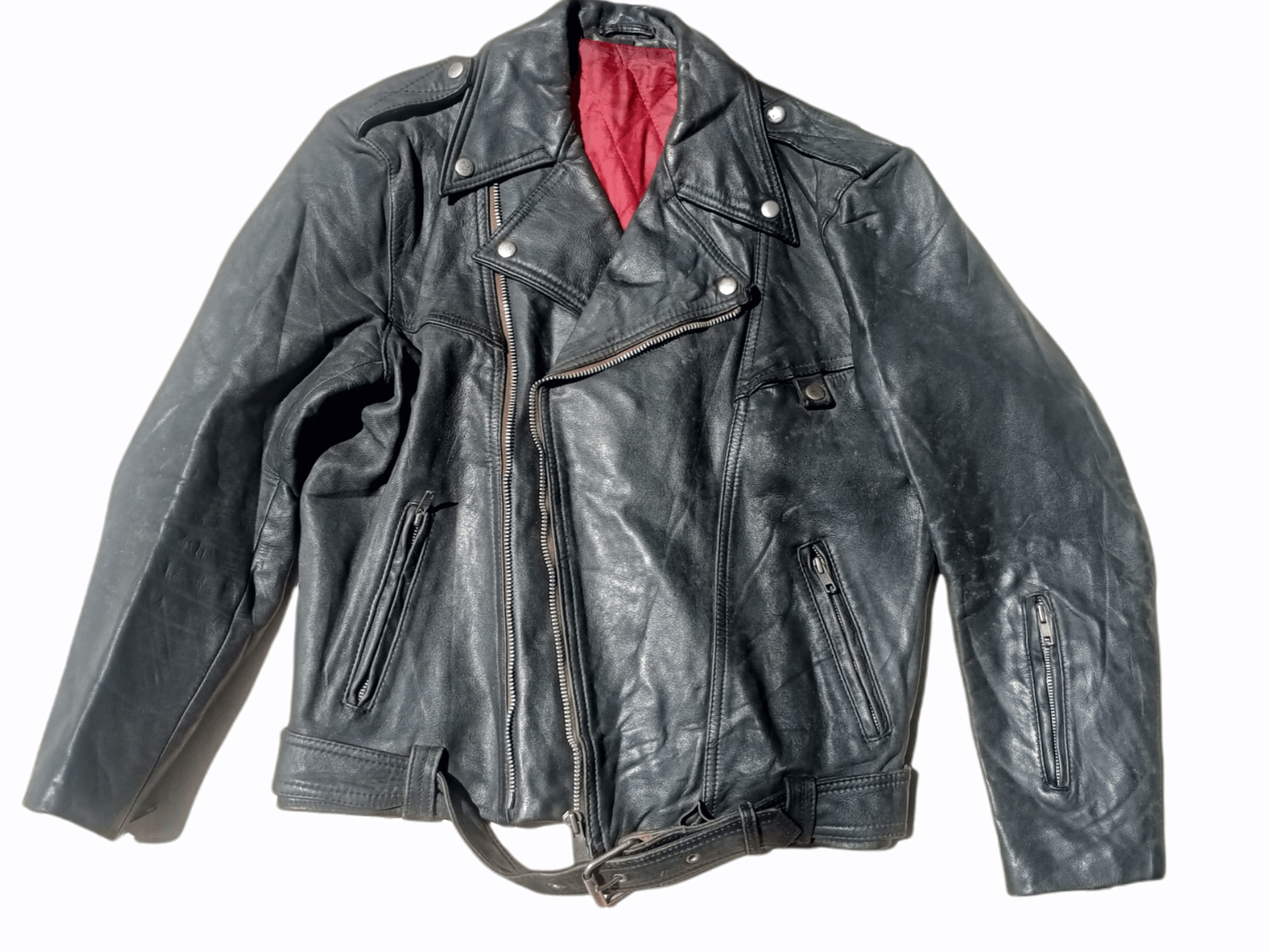 Japanese Brand PUNK! STYLE VINTAGE LEATHER JACKET Size US M / EU 48-50 / 2 - 1 Thumbnail