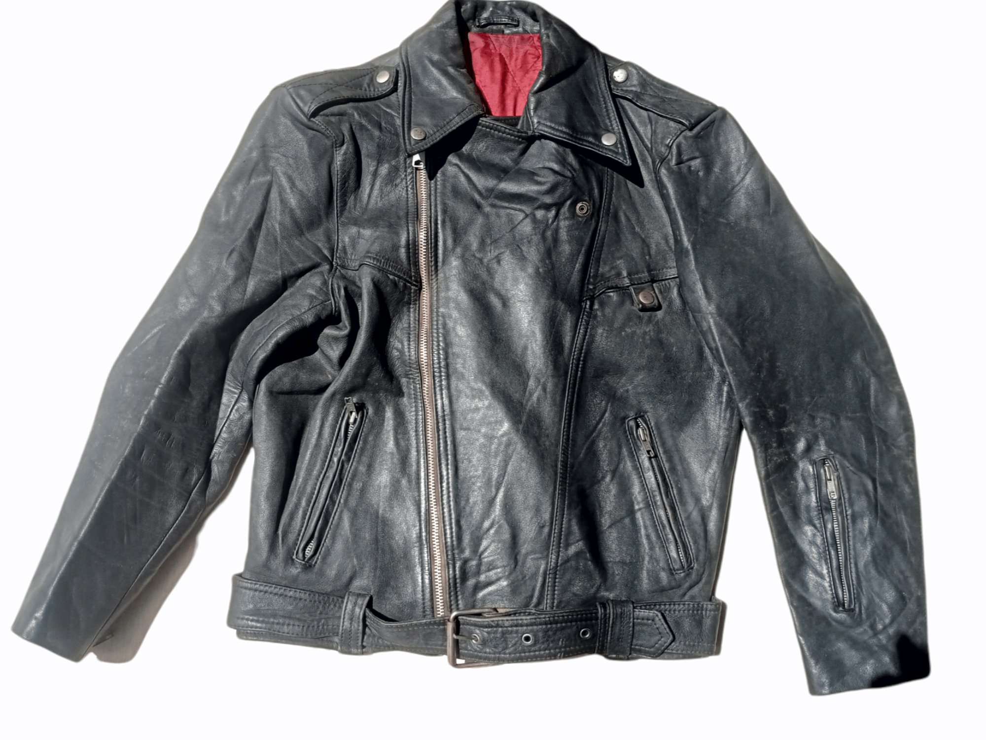 Japanese Brand PUNK! STYLE VINTAGE LEATHER JACKET Size US M / EU 48-50 / 2 - 2 Thumbnail