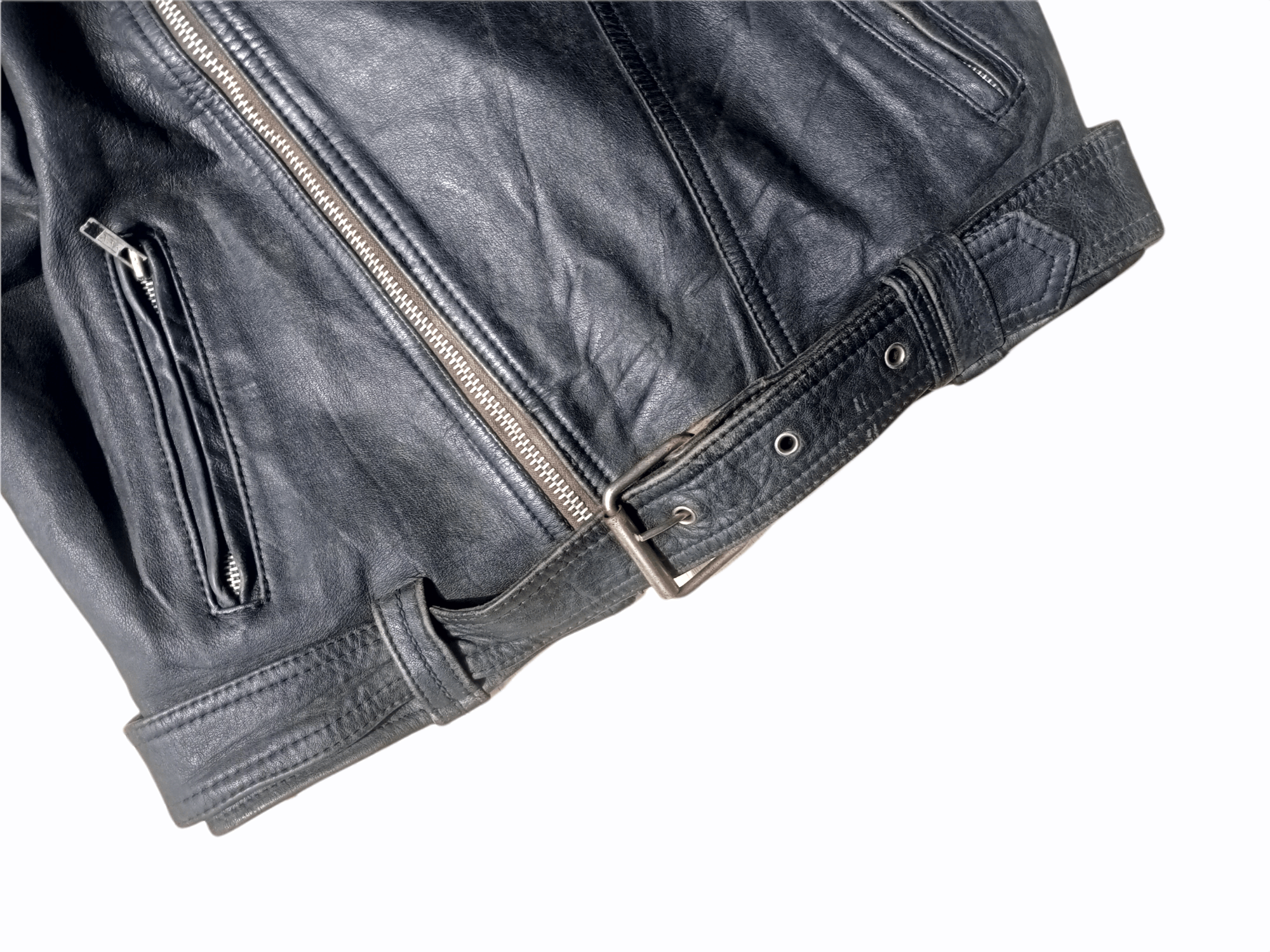 Japanese Brand PUNK! STYLE VINTAGE LEATHER JACKET Size US M / EU 48-50 / 2 - 3 Thumbnail