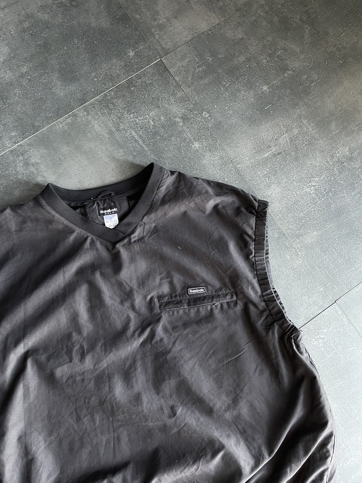 Reebok × Vintage Vintage Reebok Golf Black V-neck Vest Size XL Size US XL / EU 56 / 4 - 3 Thumbnail