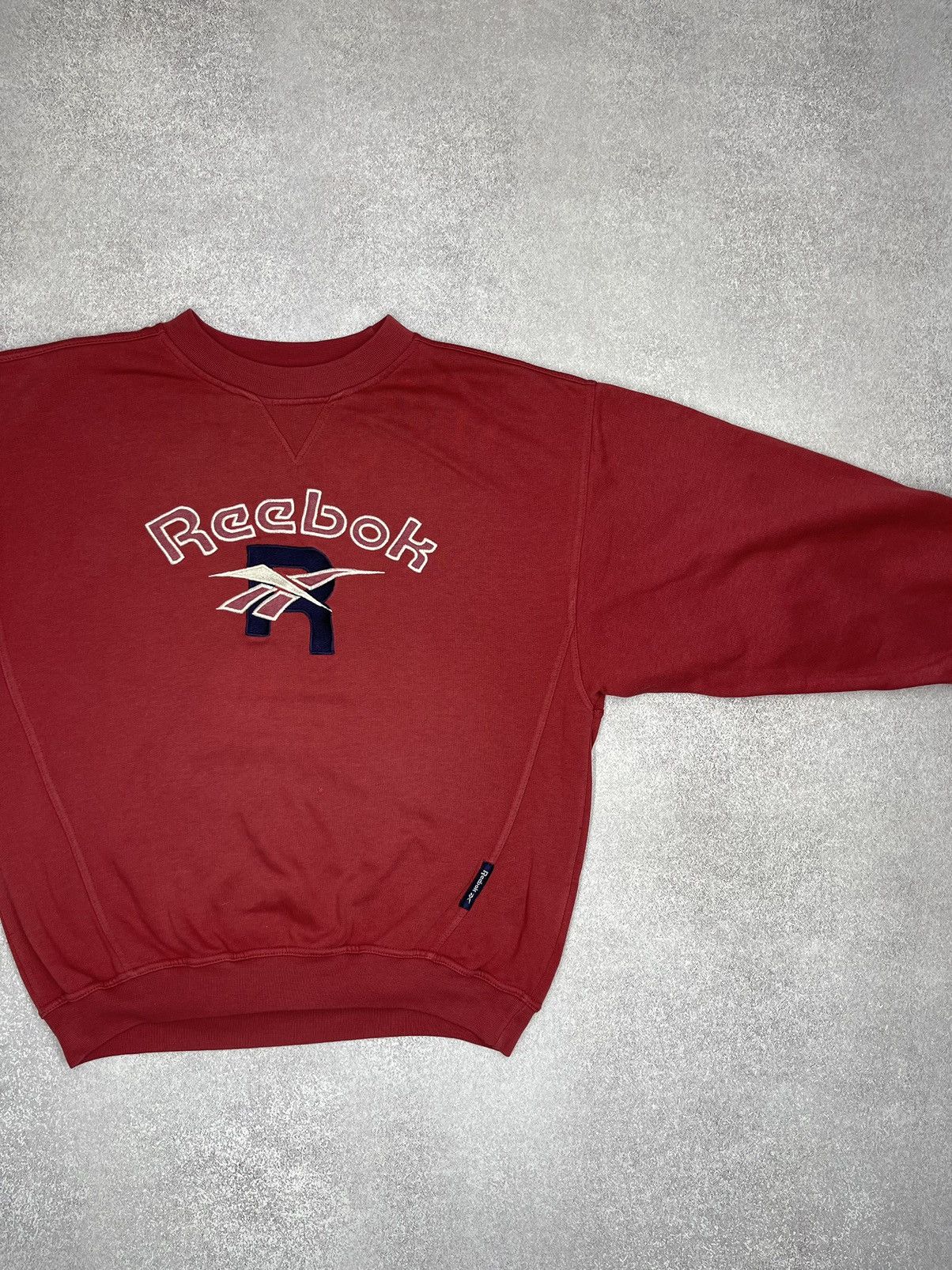 Reebok Vintage Reebok Big Logo Sweatshirt Y2K size M Rare Size US M / EU 48-50 / 2 - 2 Thumbnail