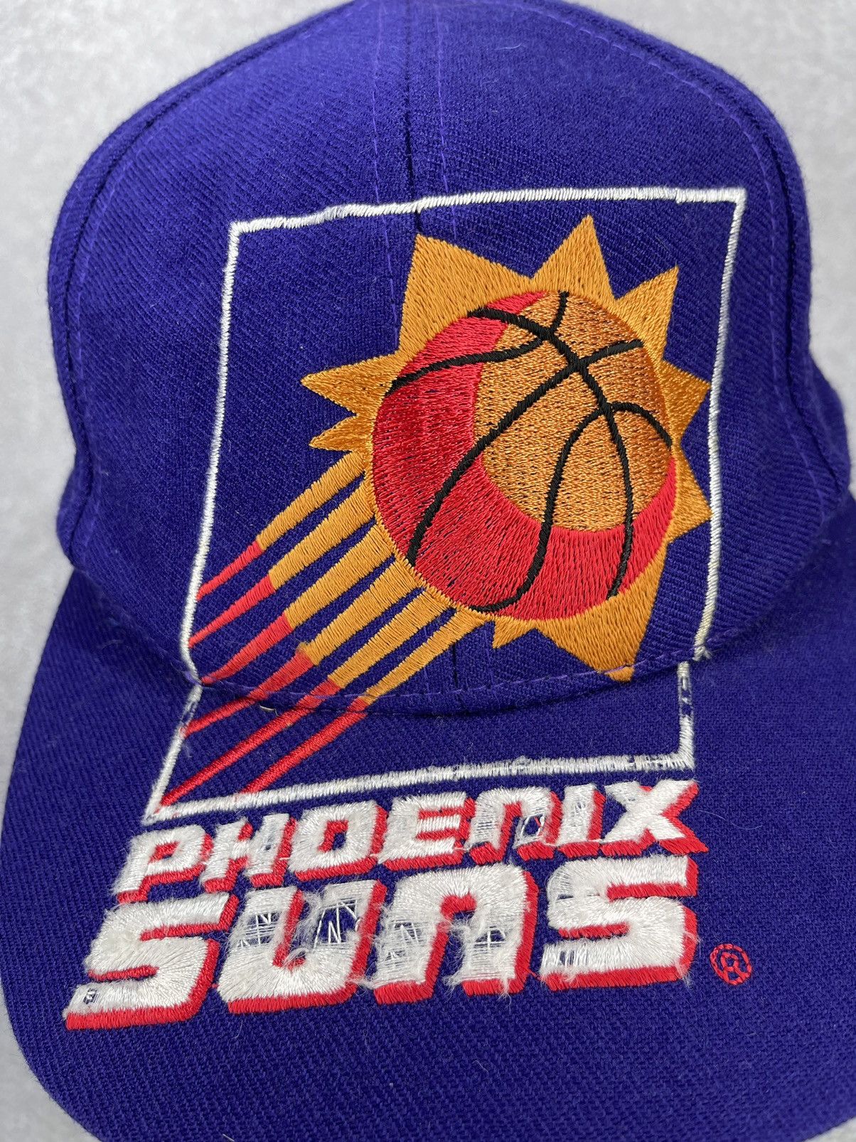 Rare Vintage LOGO 7 Phoenix Suns NBA Basketball Snapback Hat