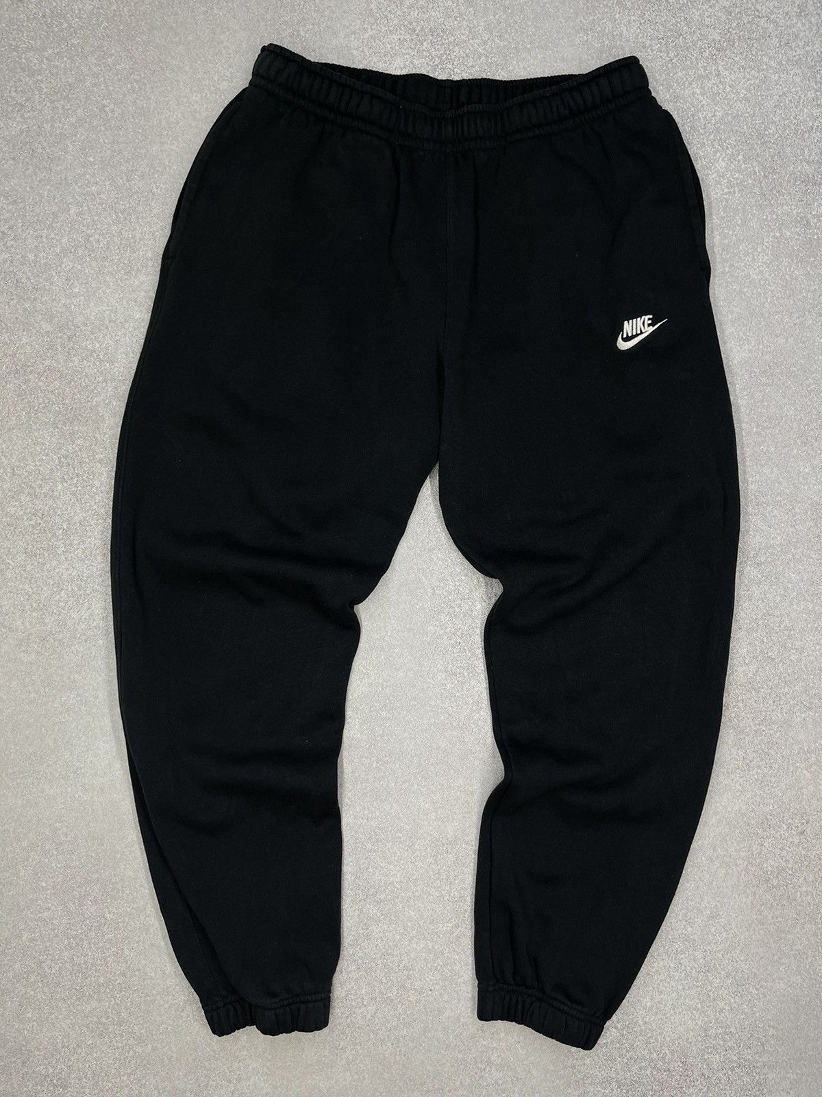 Mens Nike Basic Sweatpants Black Drill Y2K Nylon Cargo TN