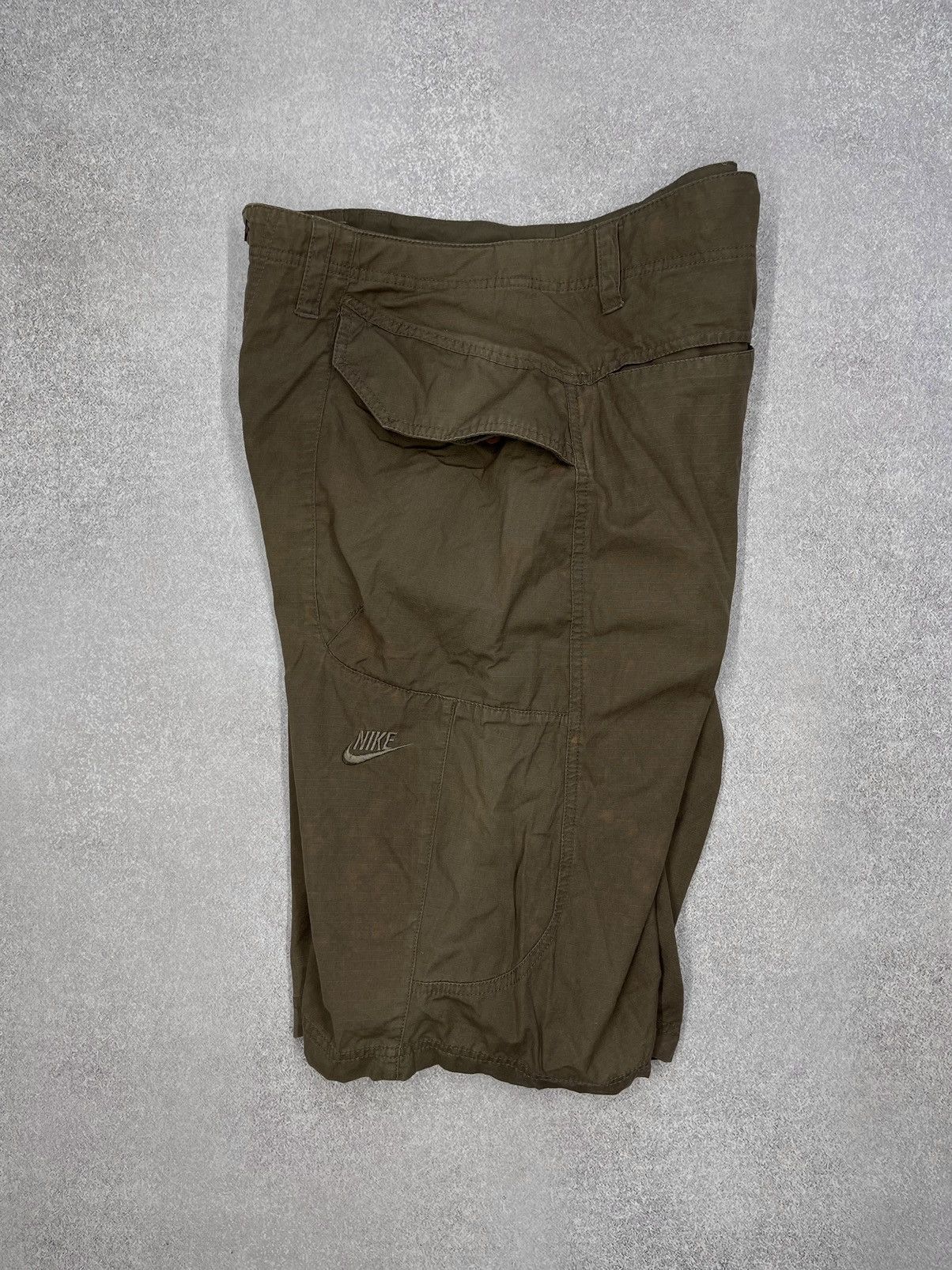 Nike Vintage Nike Cargo Shorts Drill Y2K Nylon TN Size L Size US 34 / EU 50 - 4 Thumbnail