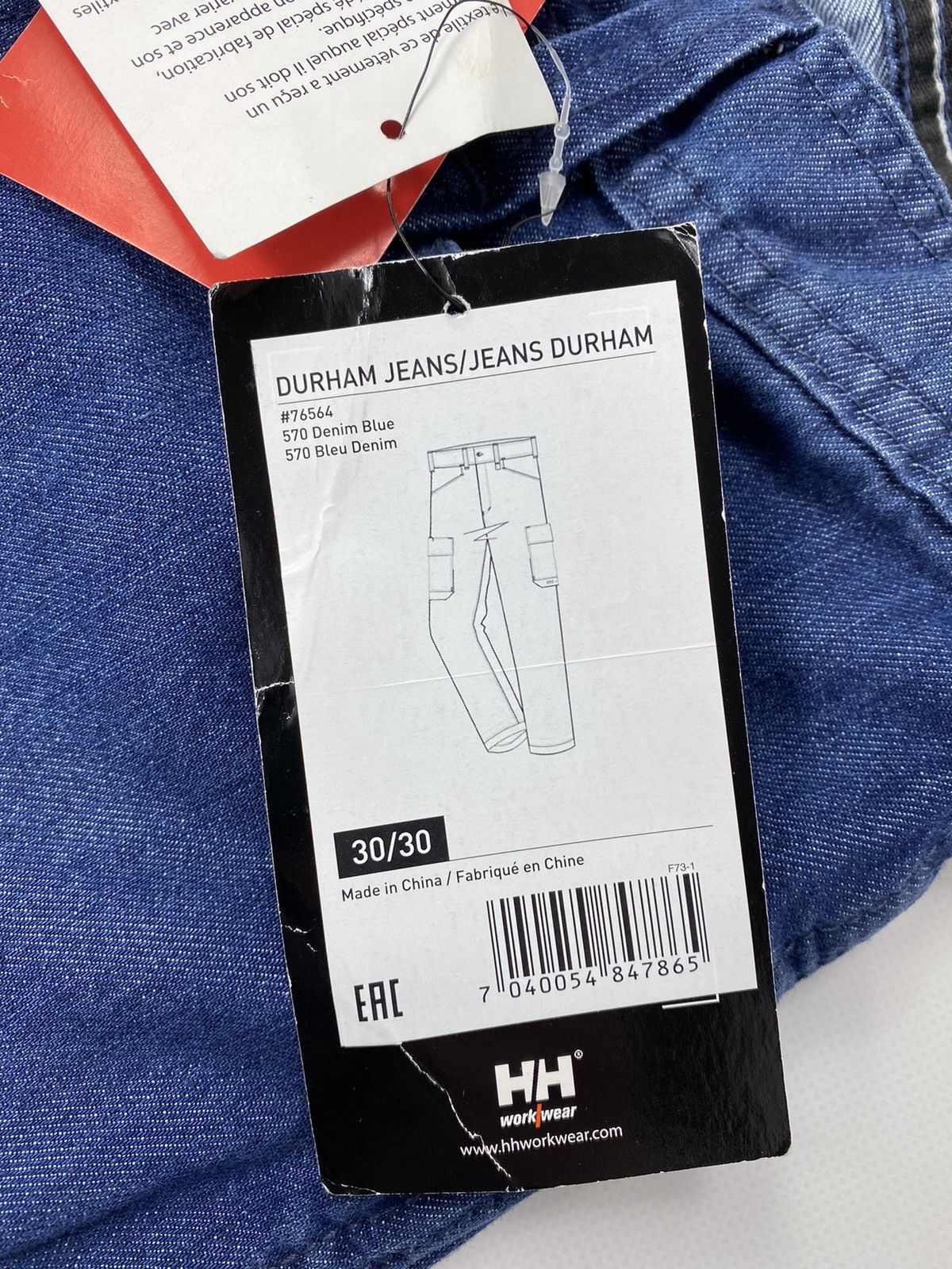 Helly Hansen LASTDROP🔥BNWT Helly Hansen Cargo Denim Workwear Jeans Pants Size US 30 / EU 46 - 5 Thumbnail