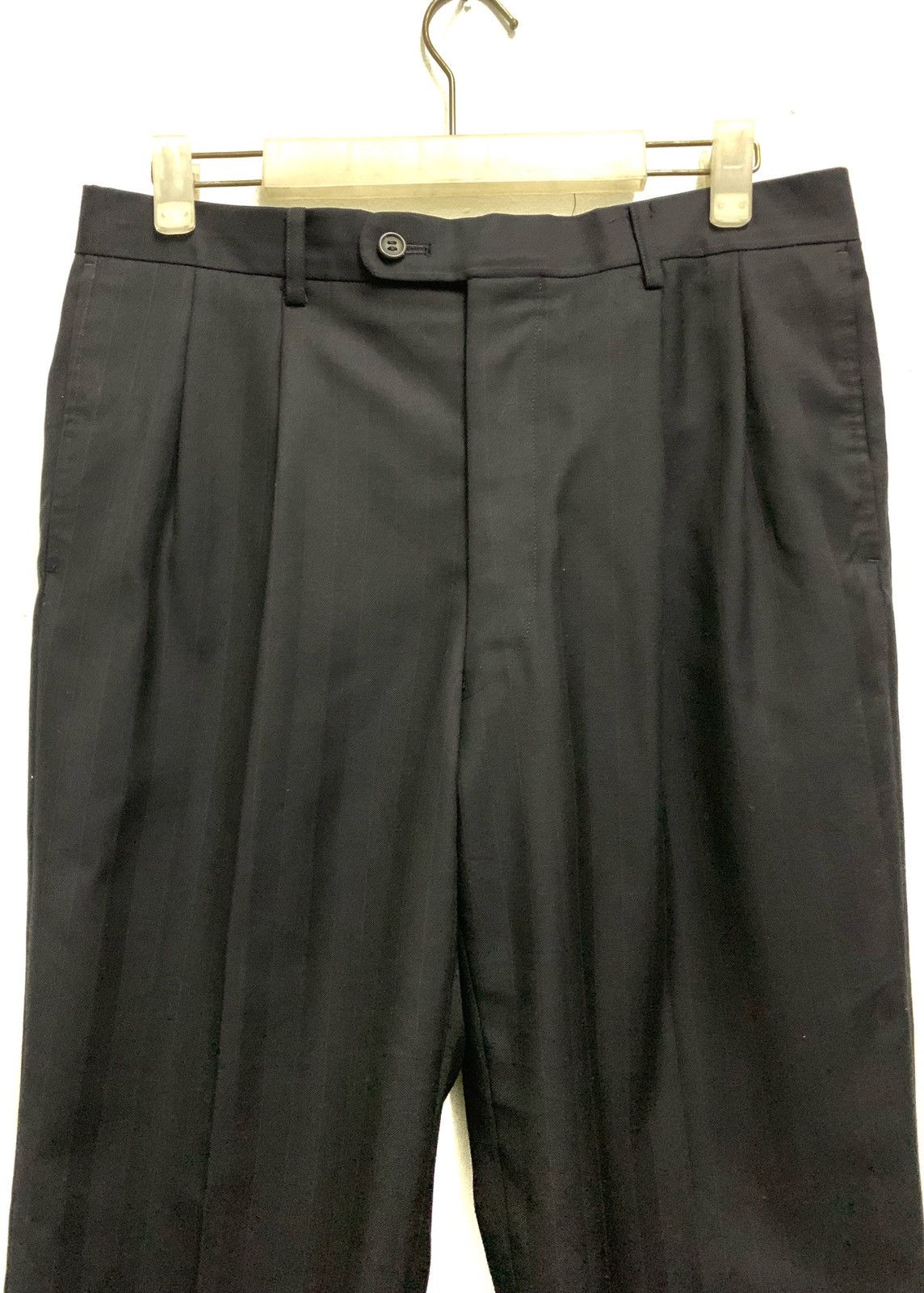 Christian Dior Monsieur Vintage Formal Baggy Pants 100% Wool. Size US 31 - 3 Thumbnail