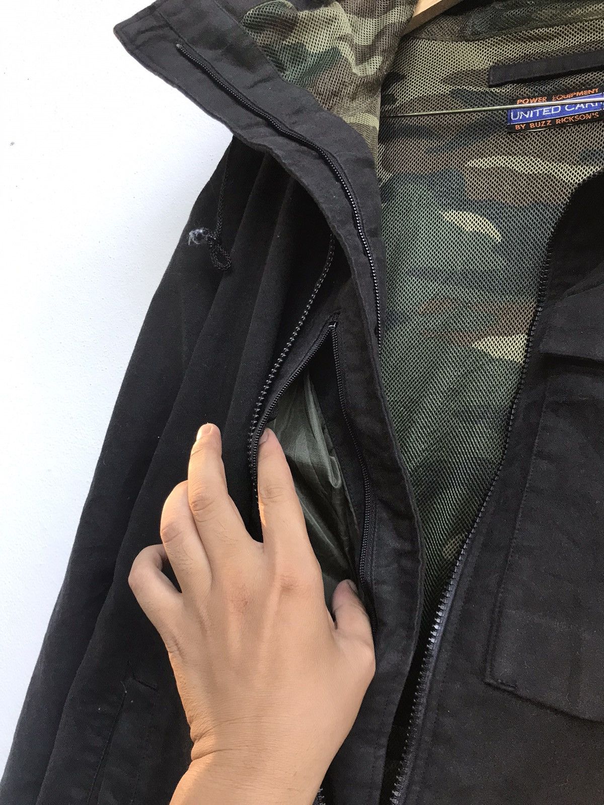 Buzz Rickson's United Car by Buzz Rickson’s Military Style Hoodie Jacket Size US M / EU 48-50 / 2 - 11 Thumbnail