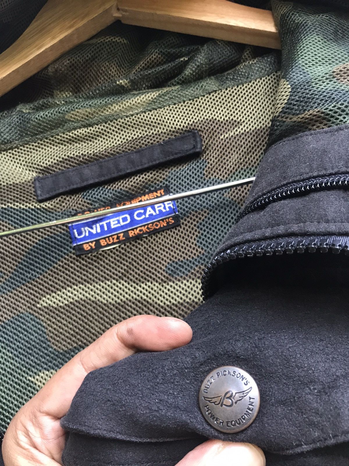 Buzz Rickson's United Car by Buzz Rickson’s Military Style Hoodie Jacket Size US M / EU 48-50 / 2 - 12 Thumbnail