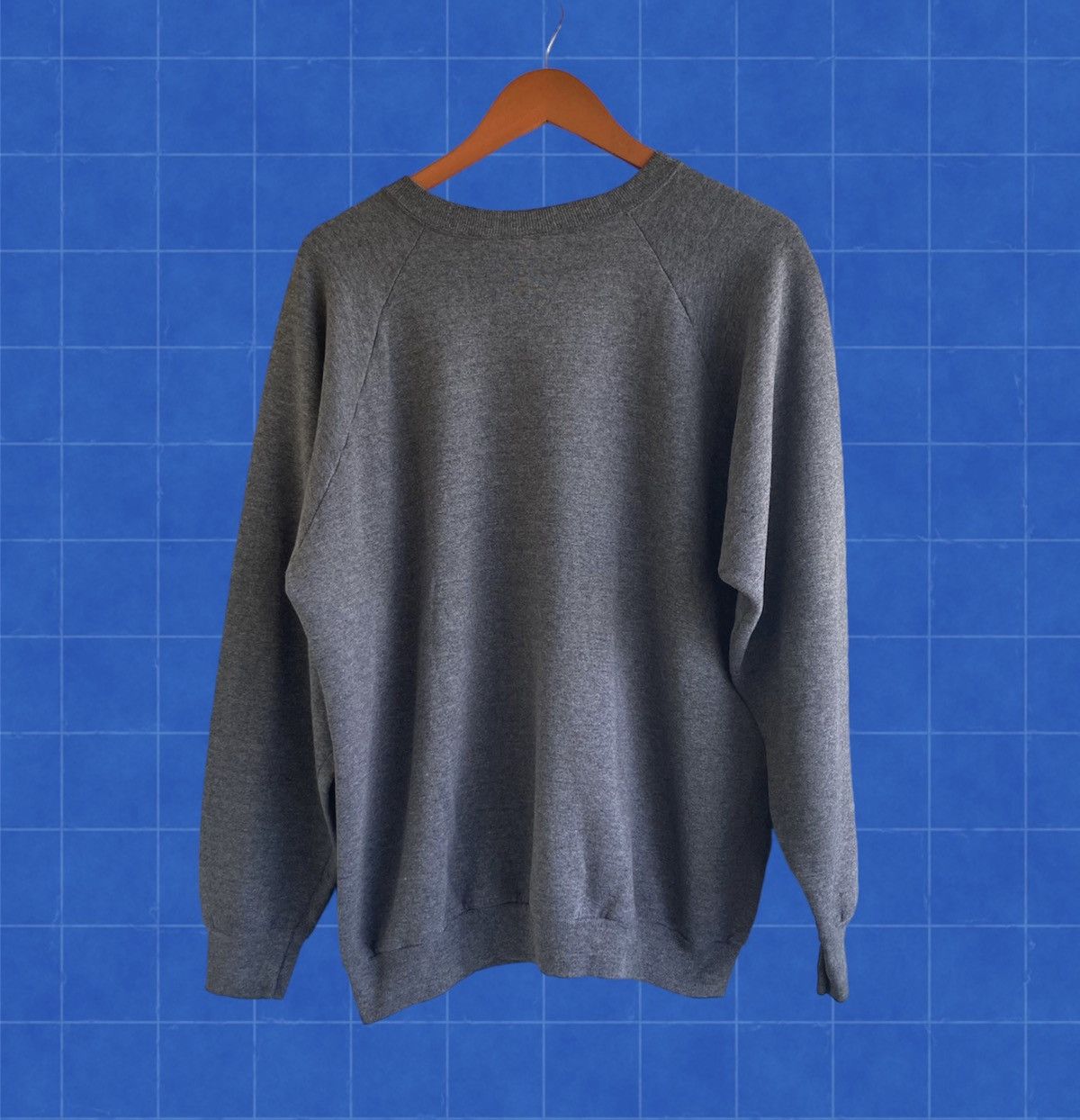Fruit Of The Loom Vintage 80s blank fruit of the loom raglan crewneck Size US XL / EU 56 / 4 - 3 Thumbnail