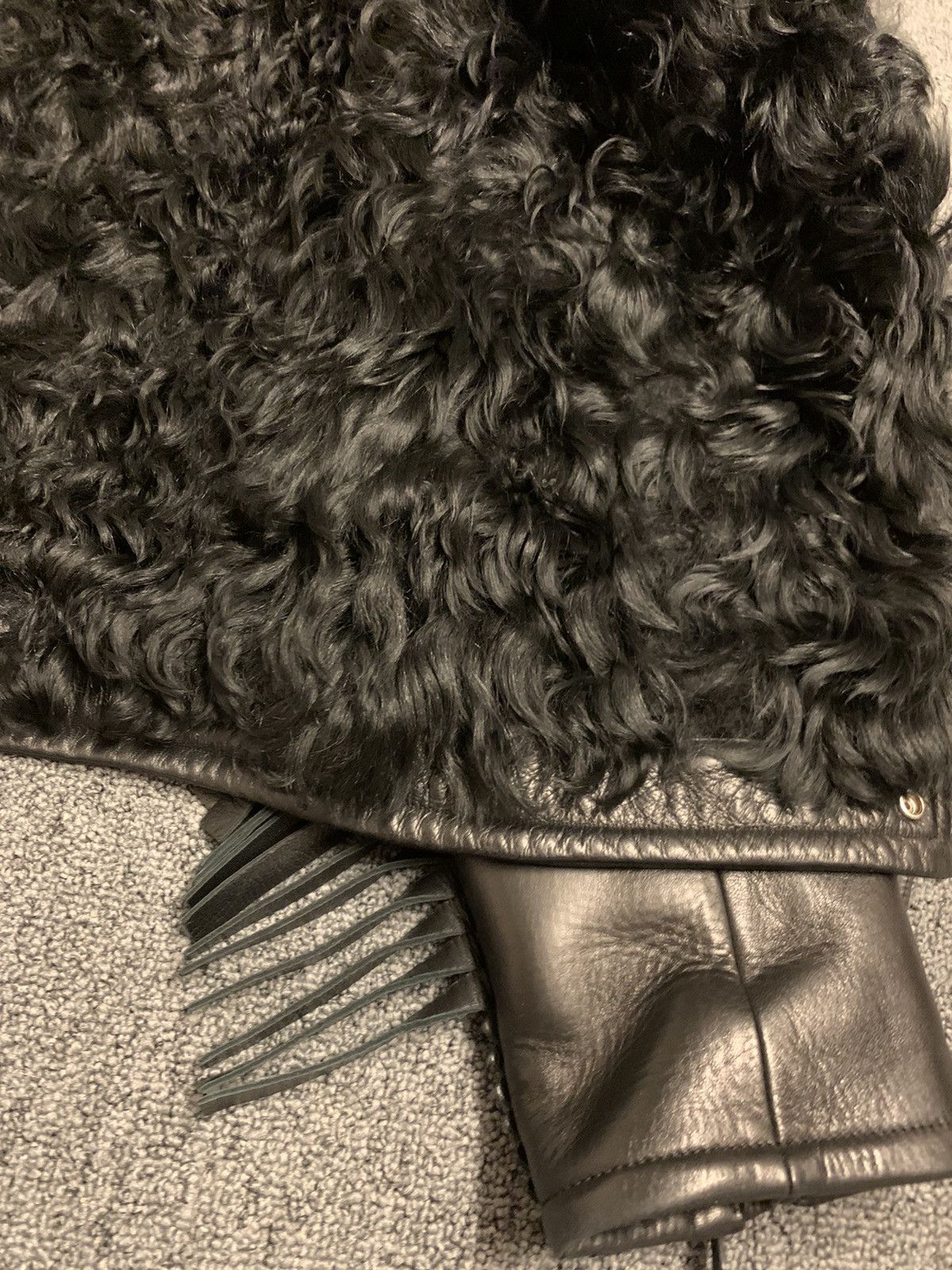 Burberry Prorsum Burberry prorsum FW14 shearling leather biker jacket Size US L / EU 52-54 / 3 - 18 Thumbnail