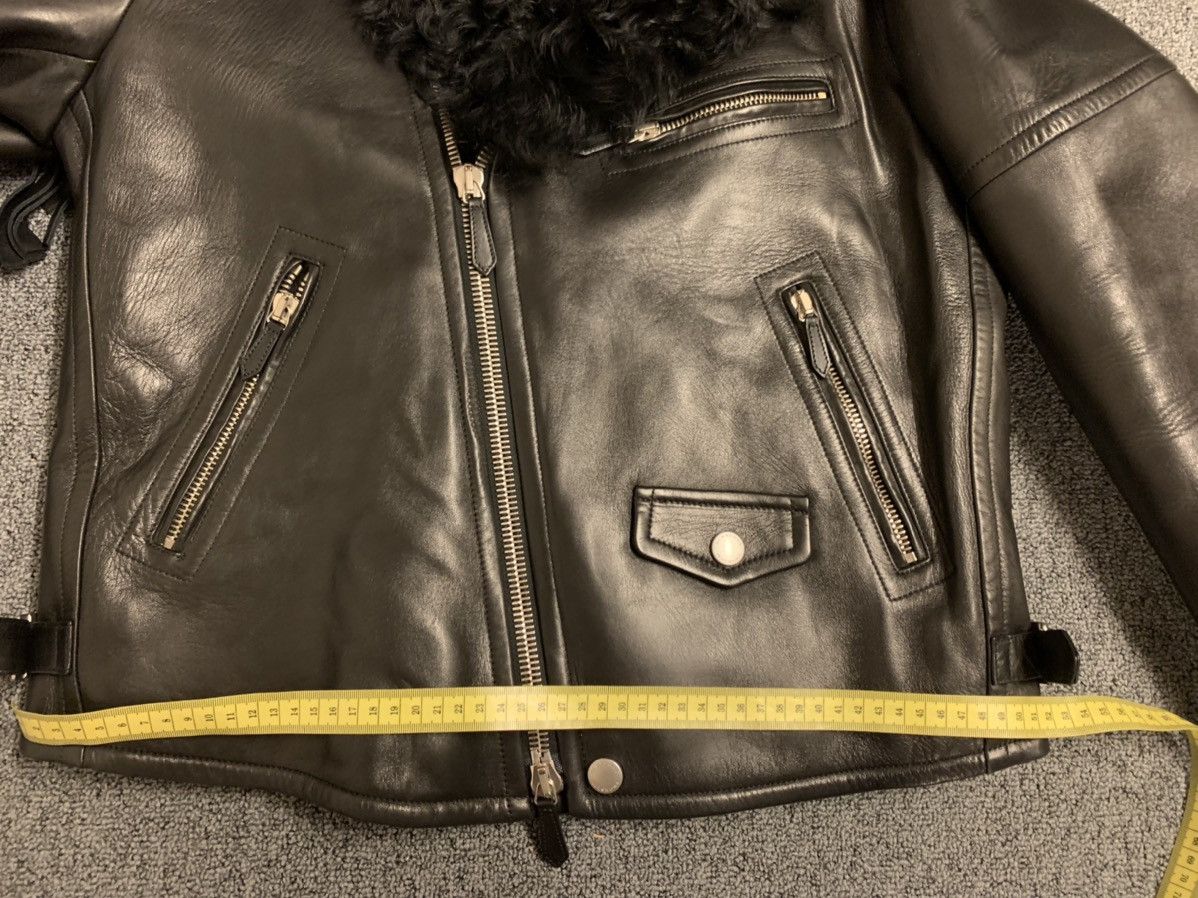 Burberry Prorsum Burberry prorsum FW14 shearling leather biker jacket Size US L / EU 52-54 / 3 - 6 Thumbnail