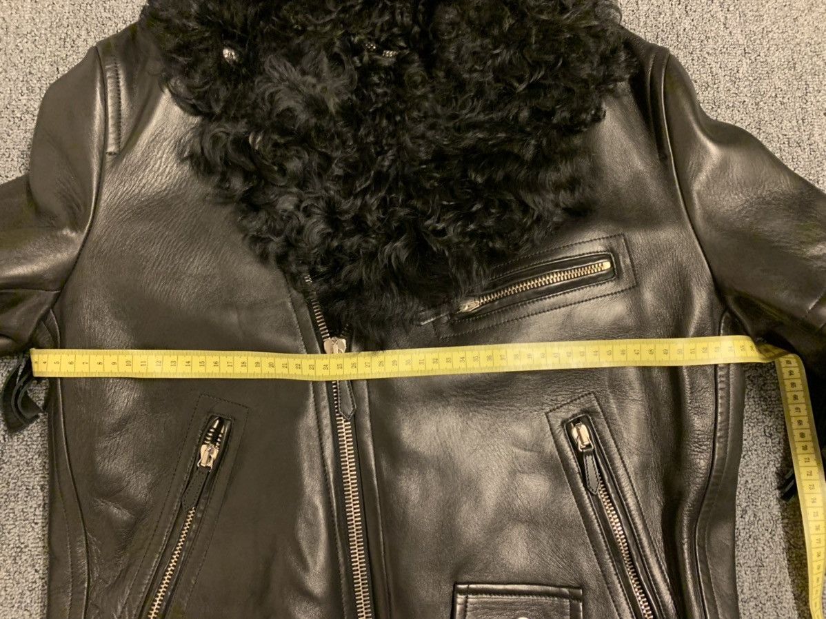 Burberry Prorsum Burberry prorsum FW14 shearling leather biker jacket Size US L / EU 52-54 / 3 - 4 Thumbnail
