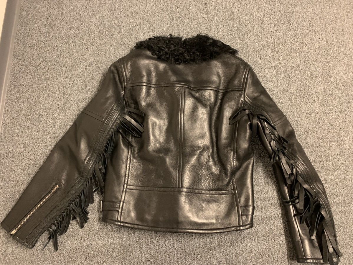 Burberry Prorsum Burberry prorsum FW14 shearling leather biker jacket Size US L / EU 52-54 / 3 - 3 Thumbnail