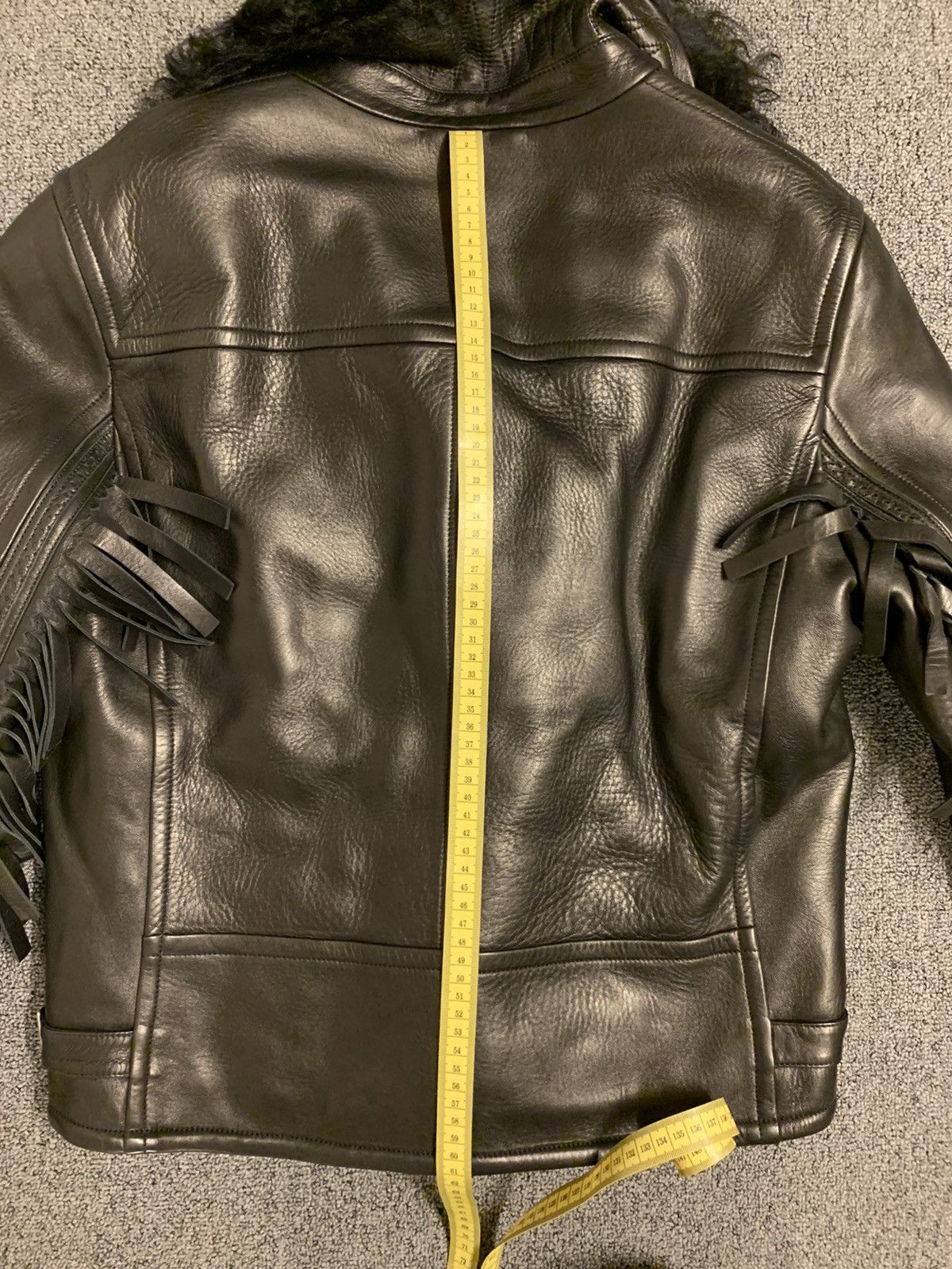Burberry Prorsum Burberry prorsum FW14 shearling leather biker jacket Size US L / EU 52-54 / 3 - 8 Thumbnail