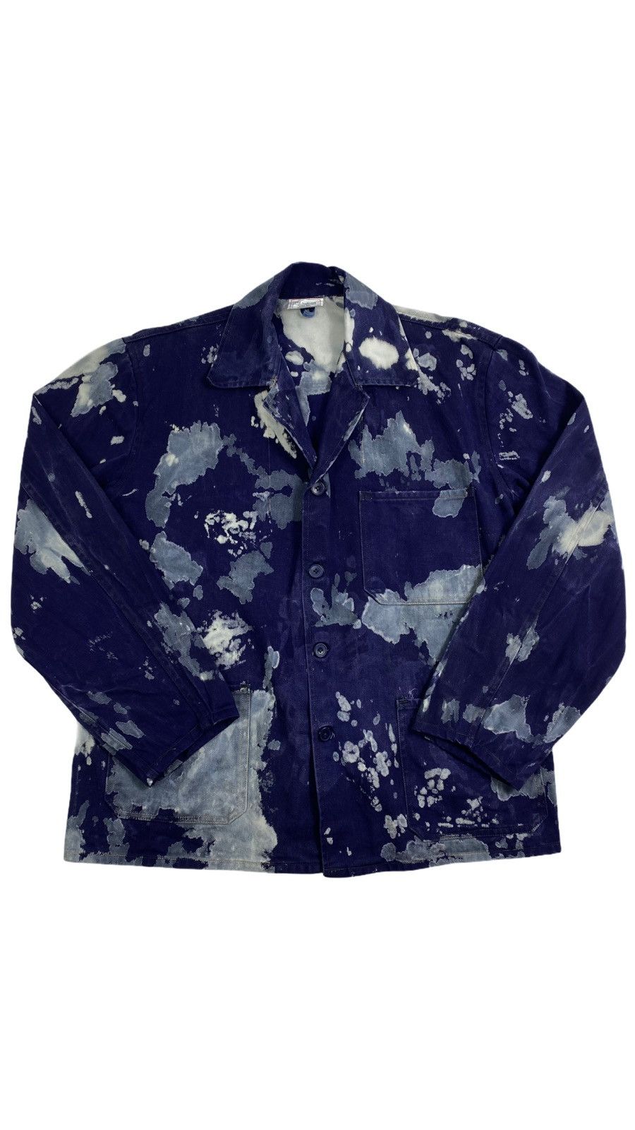 Vintage LASTDROP🔥Vintage Europe Work Sanfor Bleached Chore Jacket Size US L / EU 52-54 / 3 - 1 Thumbnail