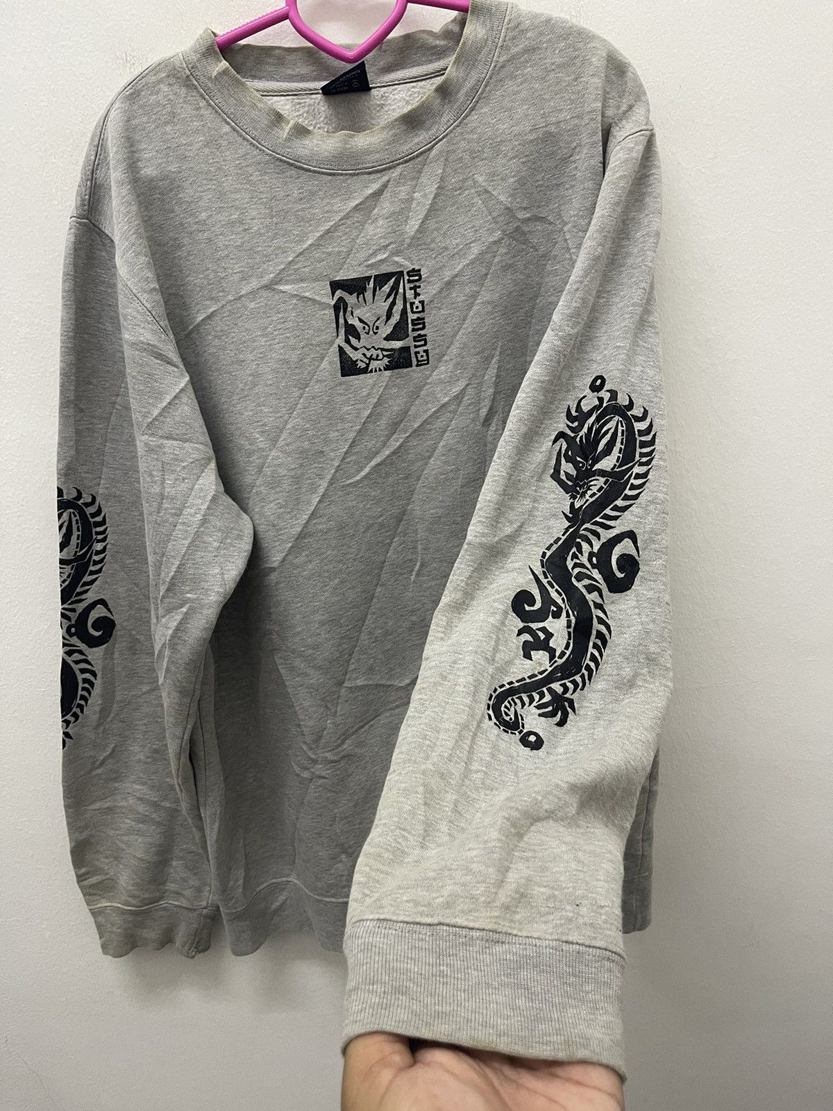 Stussy Rare Vintage STUSSY Dragon Sweatshirt Size US S / EU 44-46 / 1 - 2 Thumbnail