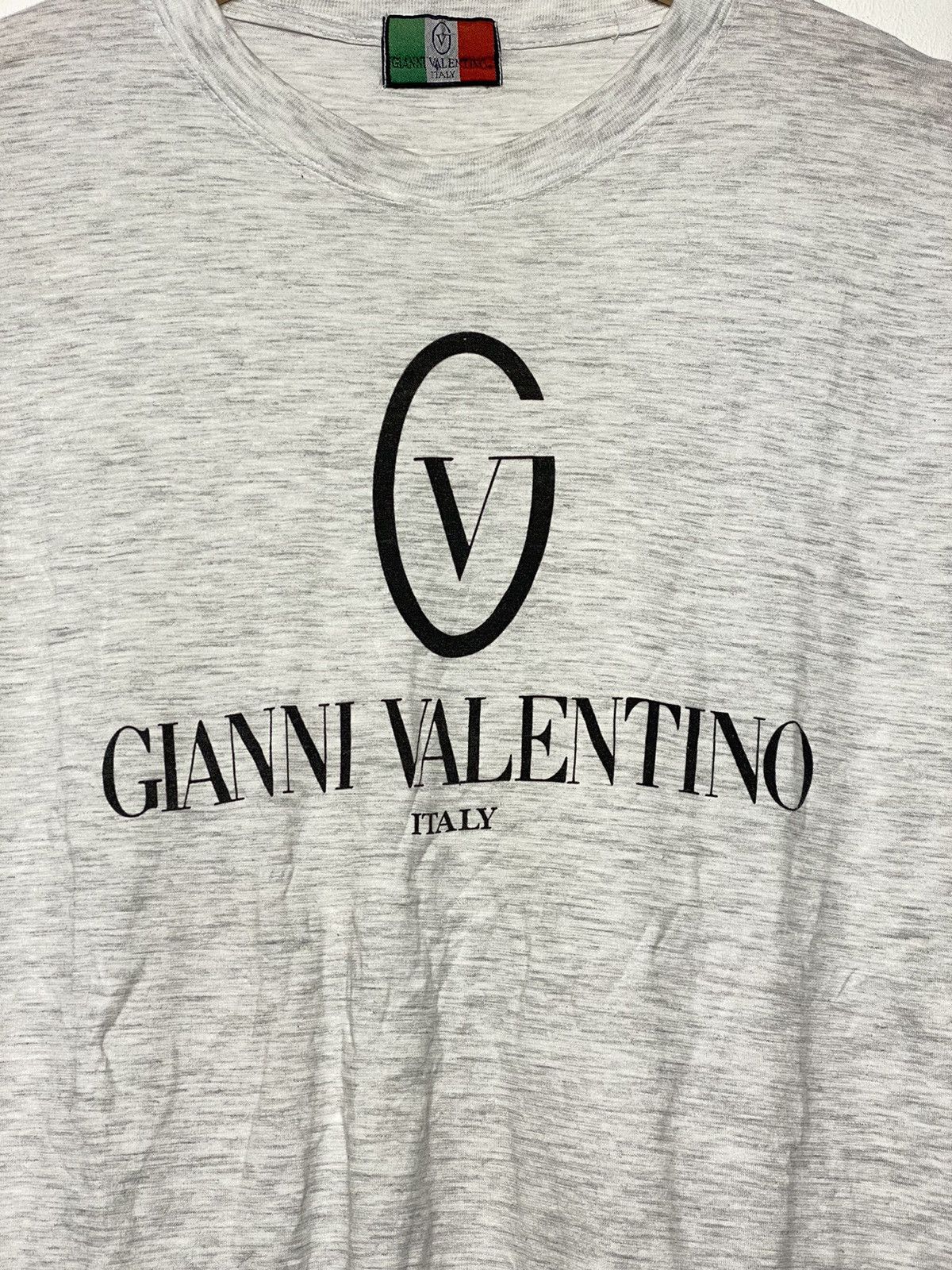 Gianni Valentino × Vintage Gianni Valentino Italy Big Logo Tees Size US L / EU 52-54 / 3 - 2 Thumbnail