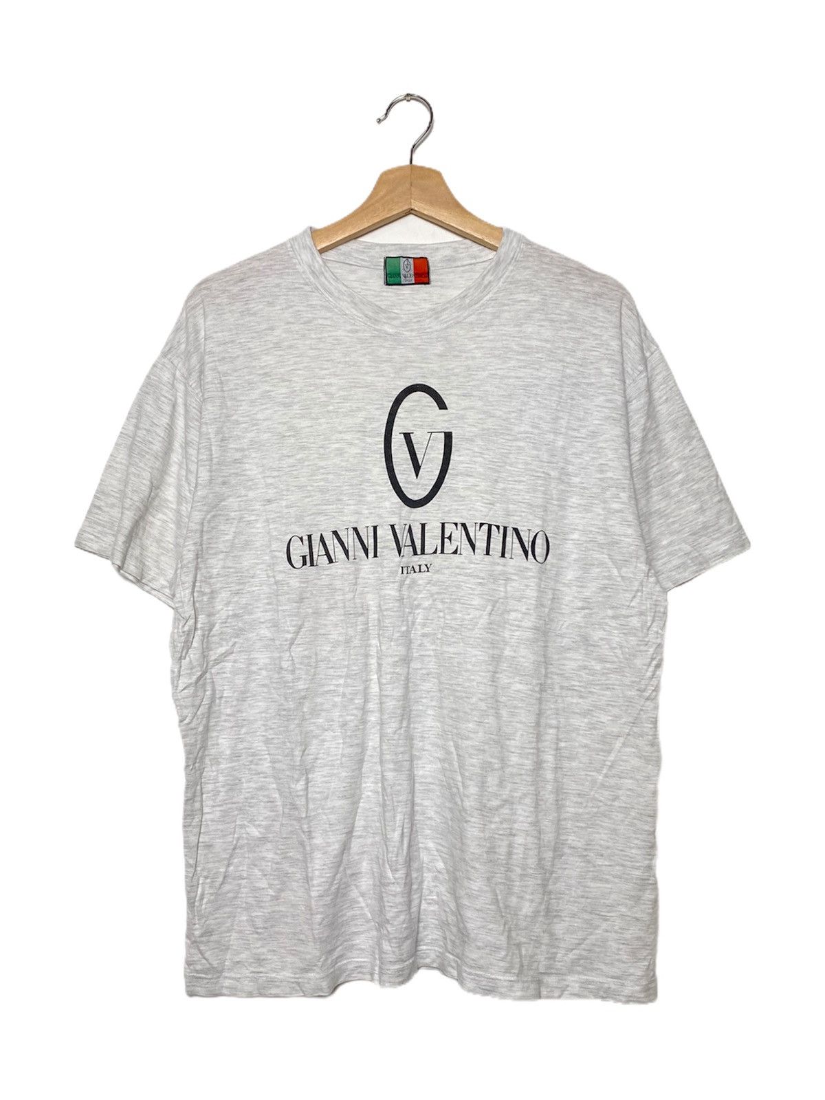 Gianni Valentino × Vintage Gianni Valentino Italy Big Logo Tees Size US L / EU 52-54 / 3 - 1 Thumbnail
