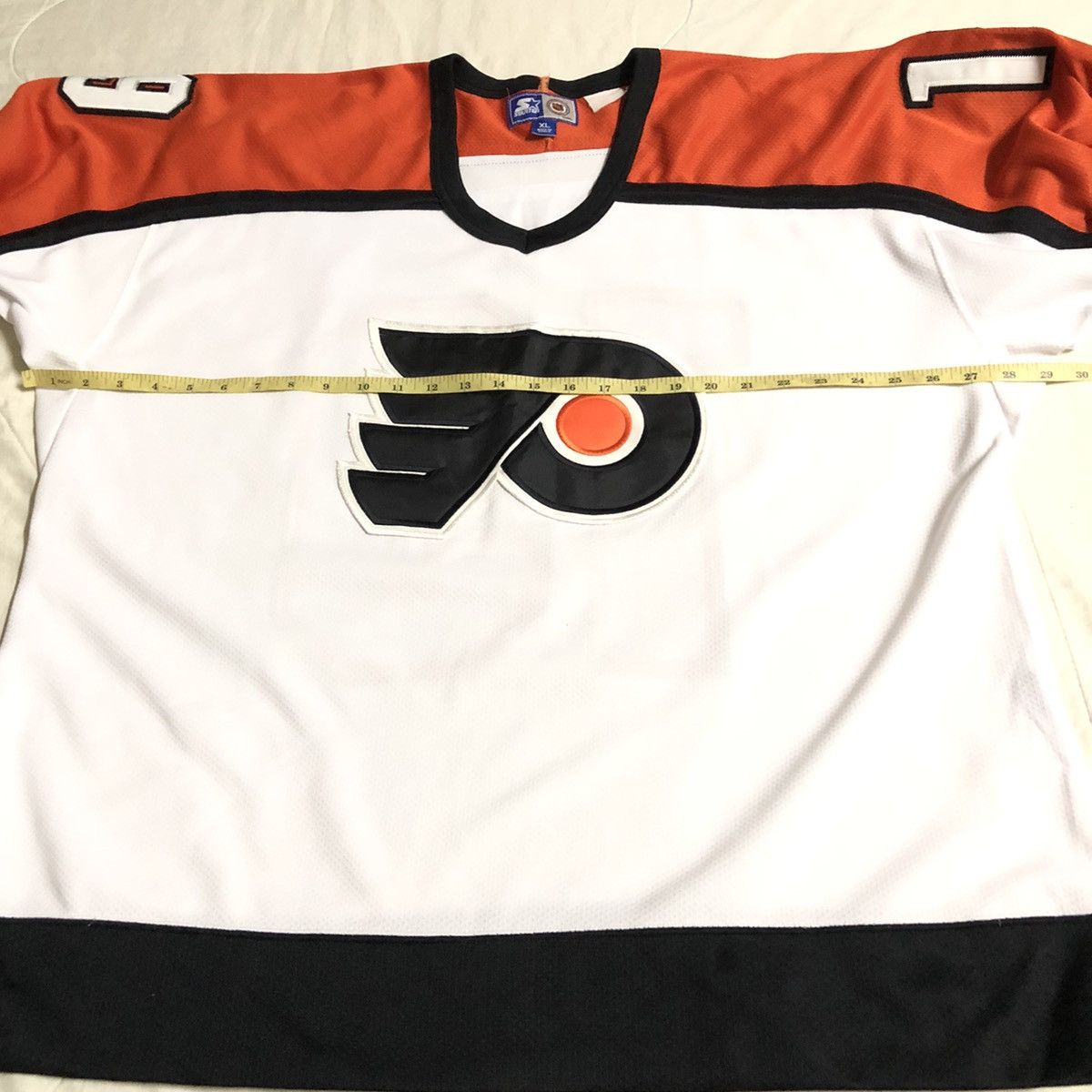 NHL × Vintage Vintage Starter Philadelphia Flyers-Mikael Renberg 19 Size US XL / EU 56 / 4 - 6 Thumbnail