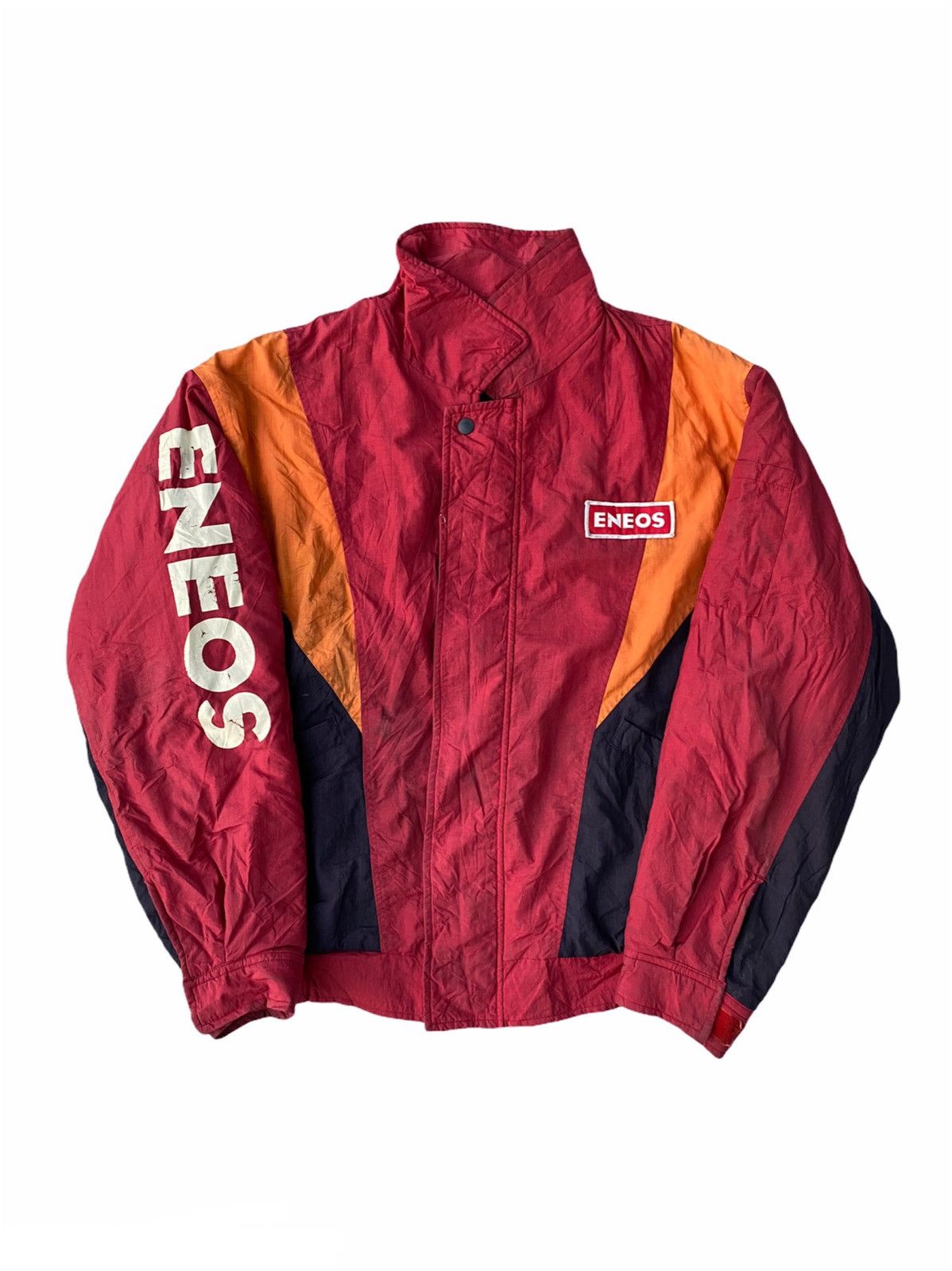 Japanese Brand × Sports Specialties × Vintage Vintage Eneos Distressed Jacket/ Honda Nissan Nismo Size US L / EU 52-54 / 3 - 1 Thumbnail