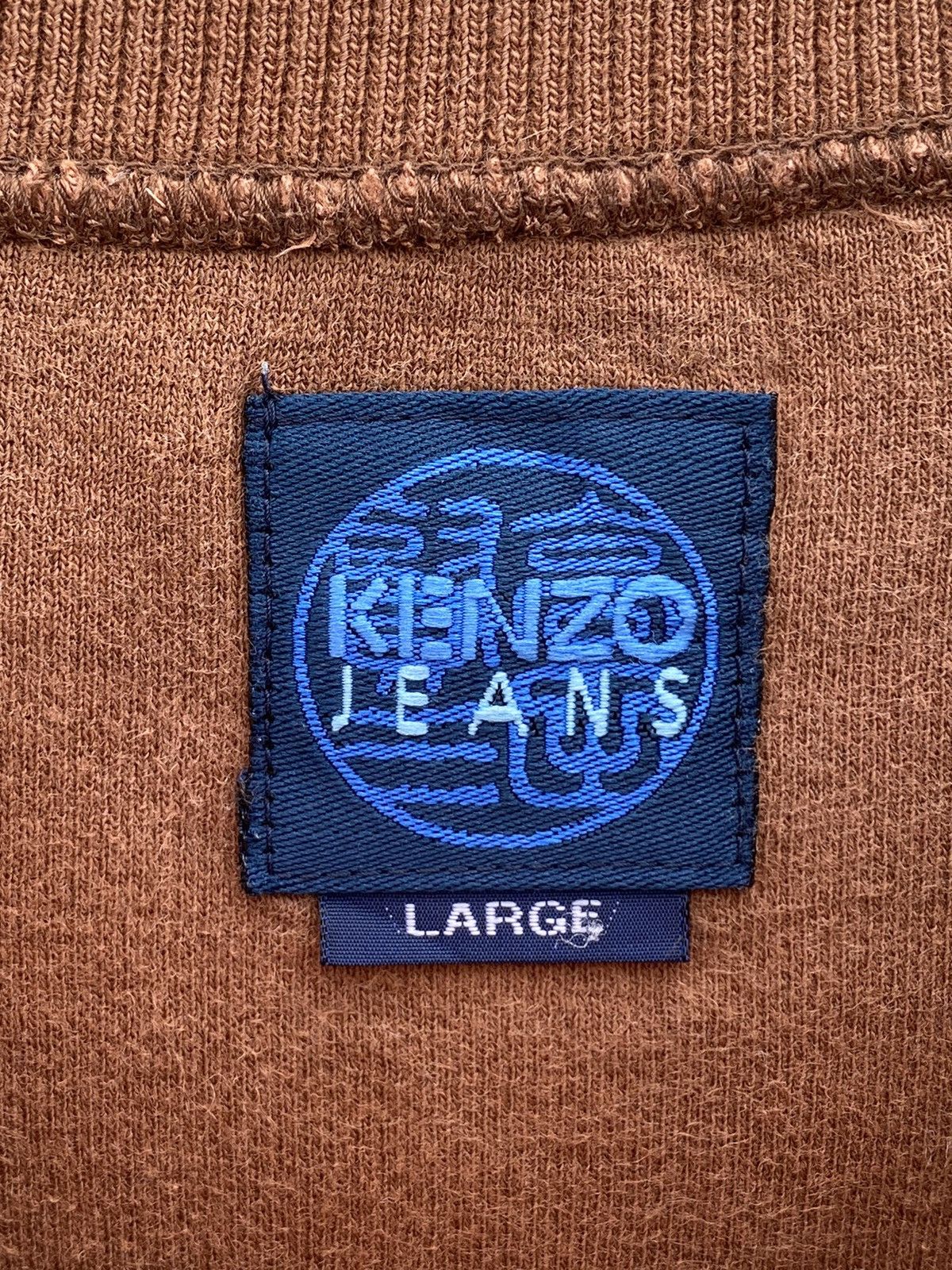 Japanese Brand × Kenzo × Vintage Kenzo Jeans Embroidered Crewneck / Travis Scott Size US M / EU 48-50 / 2 - 6 Thumbnail