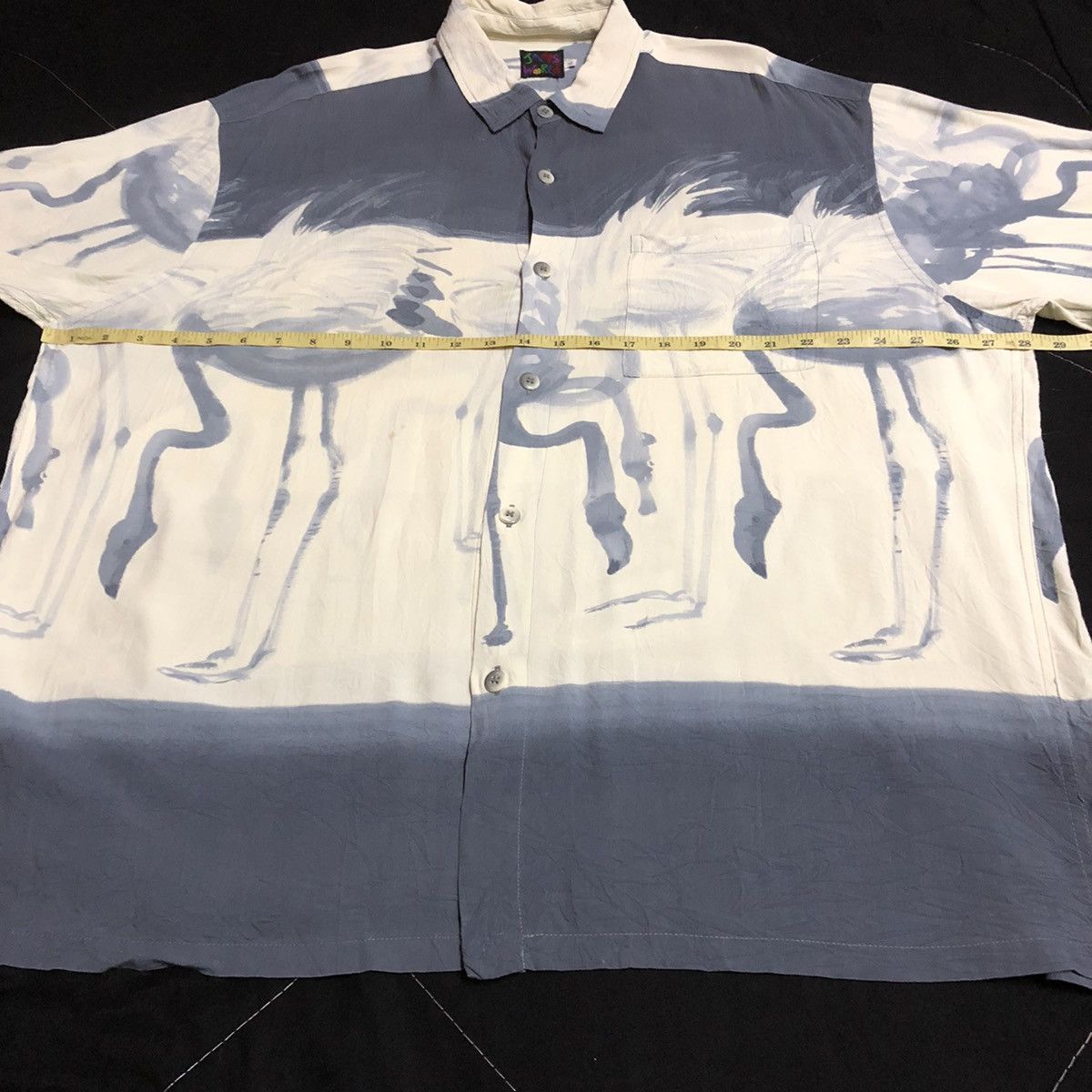 Jams World Vintage Jams World Flamingo Oversize Rayon Shirt Size US XL / EU 56 / 4 - 9 Thumbnail