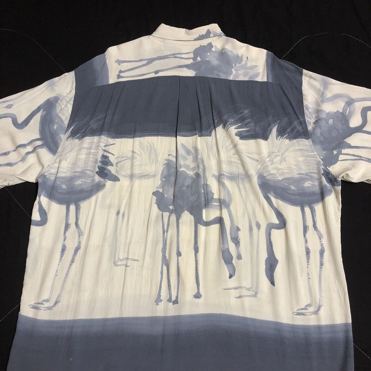 Jams World Vintage Jams World Flamingo Oversize Rayon Shirt Size US XL / EU 56 / 4 - 14 Thumbnail