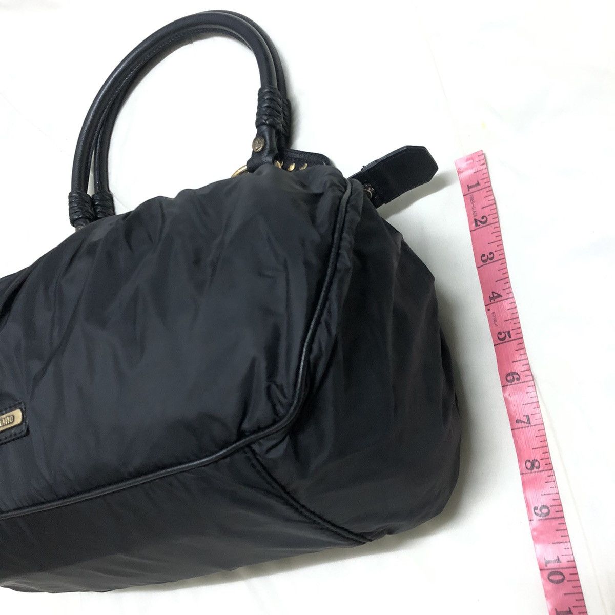 John Galliano Galliano Stud Nylon Tote/ Hand Bag Size ONE SIZE - 13 Thumbnail