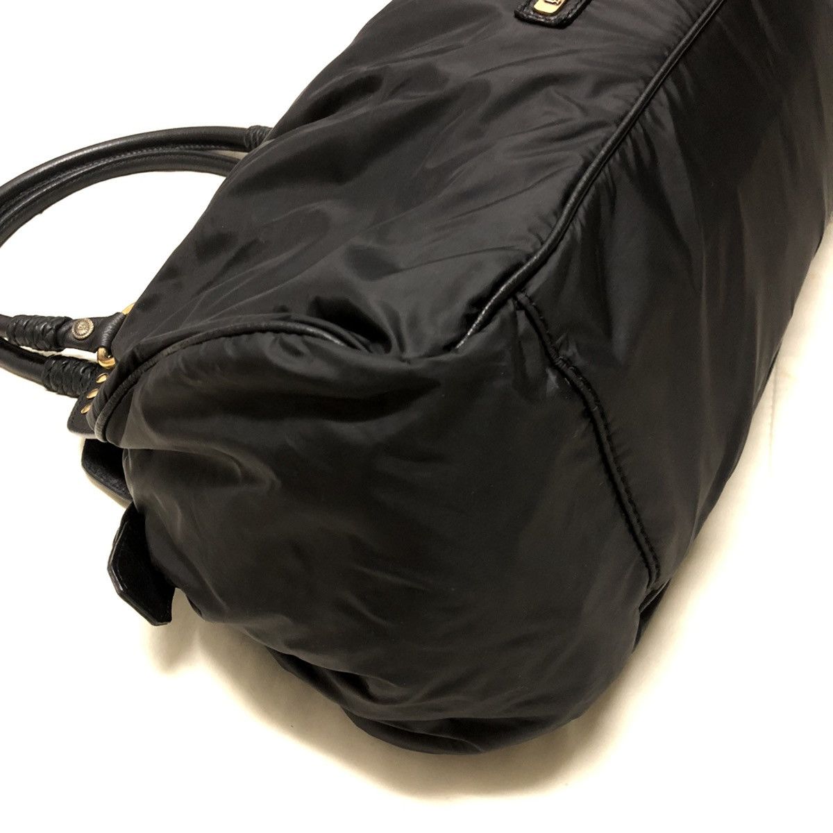 John Galliano Galliano Stud Nylon Tote/ Hand Bag Size ONE SIZE - 15 Thumbnail