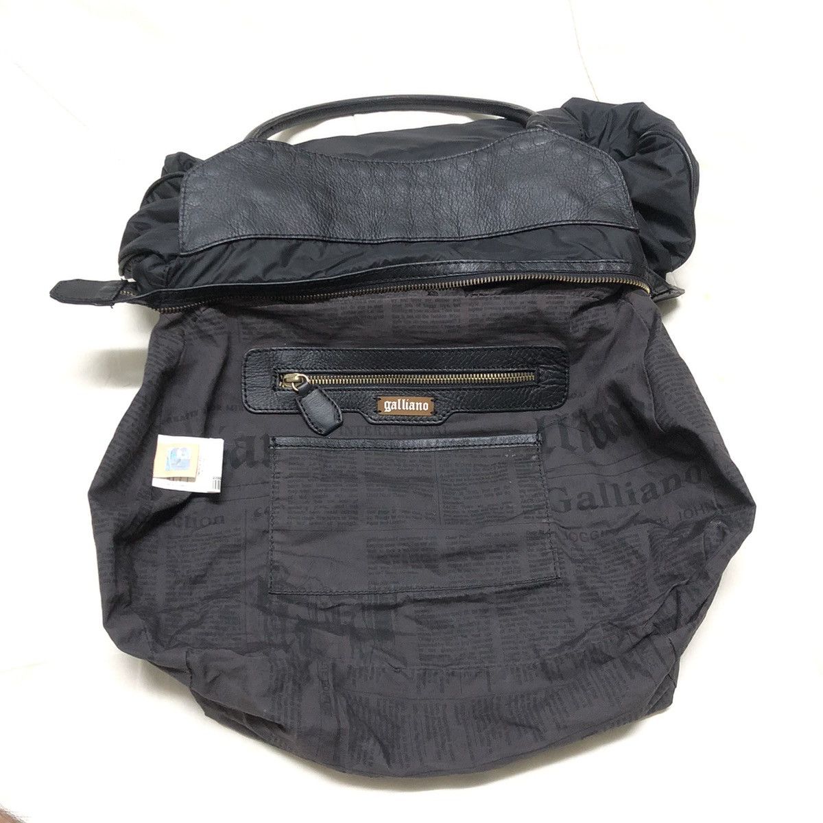 John Galliano Galliano Stud Nylon Tote/ Hand Bag Size ONE SIZE - 8 Thumbnail