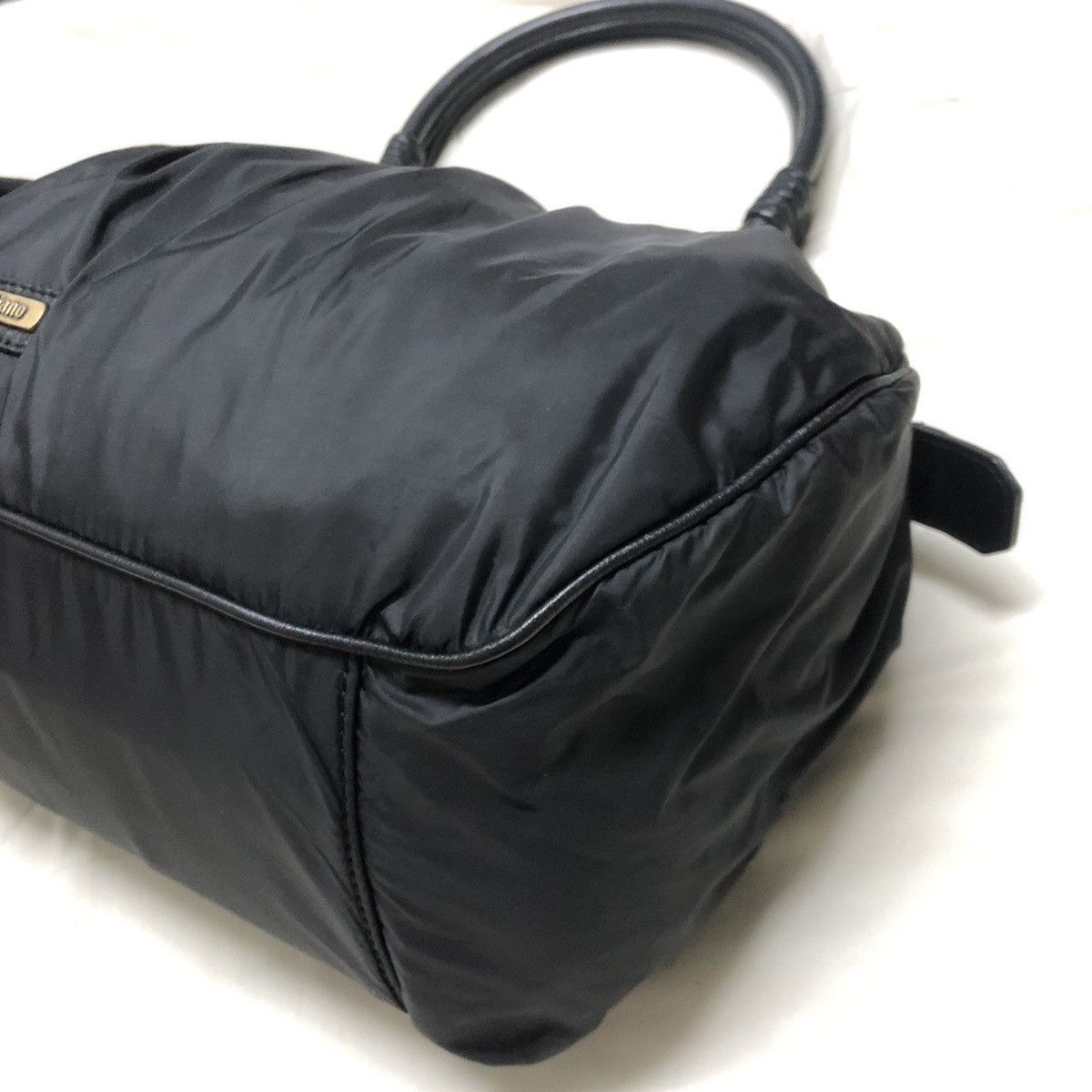 John Galliano Galliano Stud Nylon Tote/ Hand Bag Size ONE SIZE - 16 Thumbnail