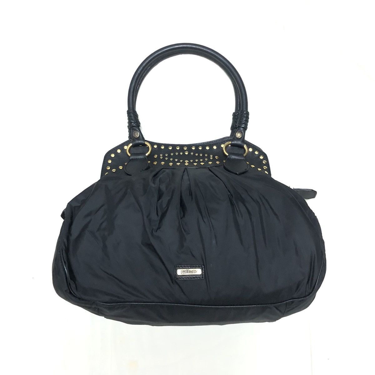 John Galliano Galliano Stud Nylon Tote/ Hand Bag Size ONE SIZE - 1 Thumbnail