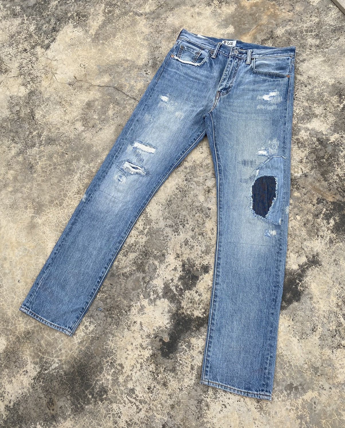 Vintage Levis 522 Distressed Rework Boro Stitch Pant