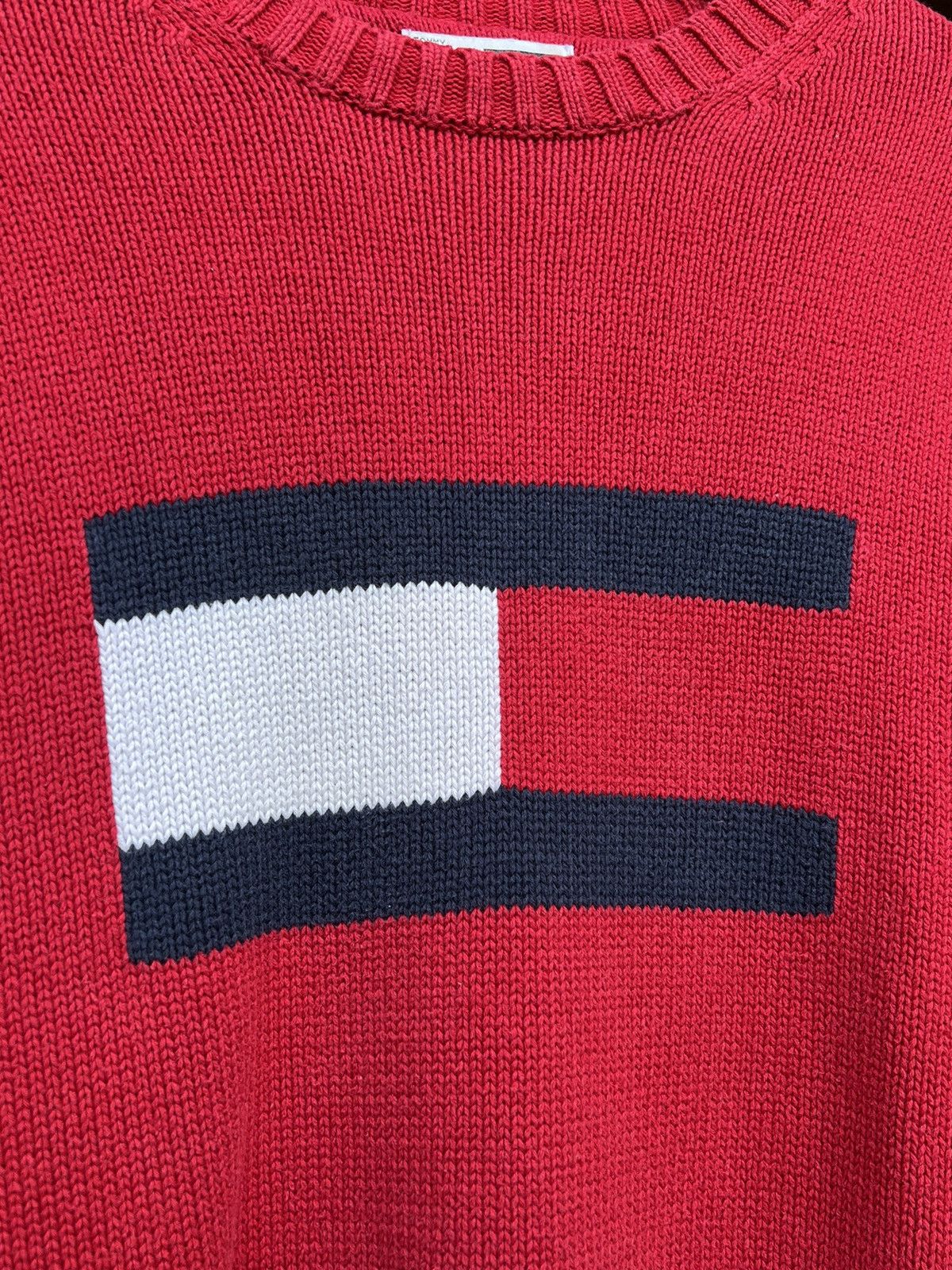 Tommy Hilfiger × Vintage ❤️Tommy Hilfiger Big logo vintage knitted sweater Size US M / EU 48-50 / 2 - 5 Thumbnail