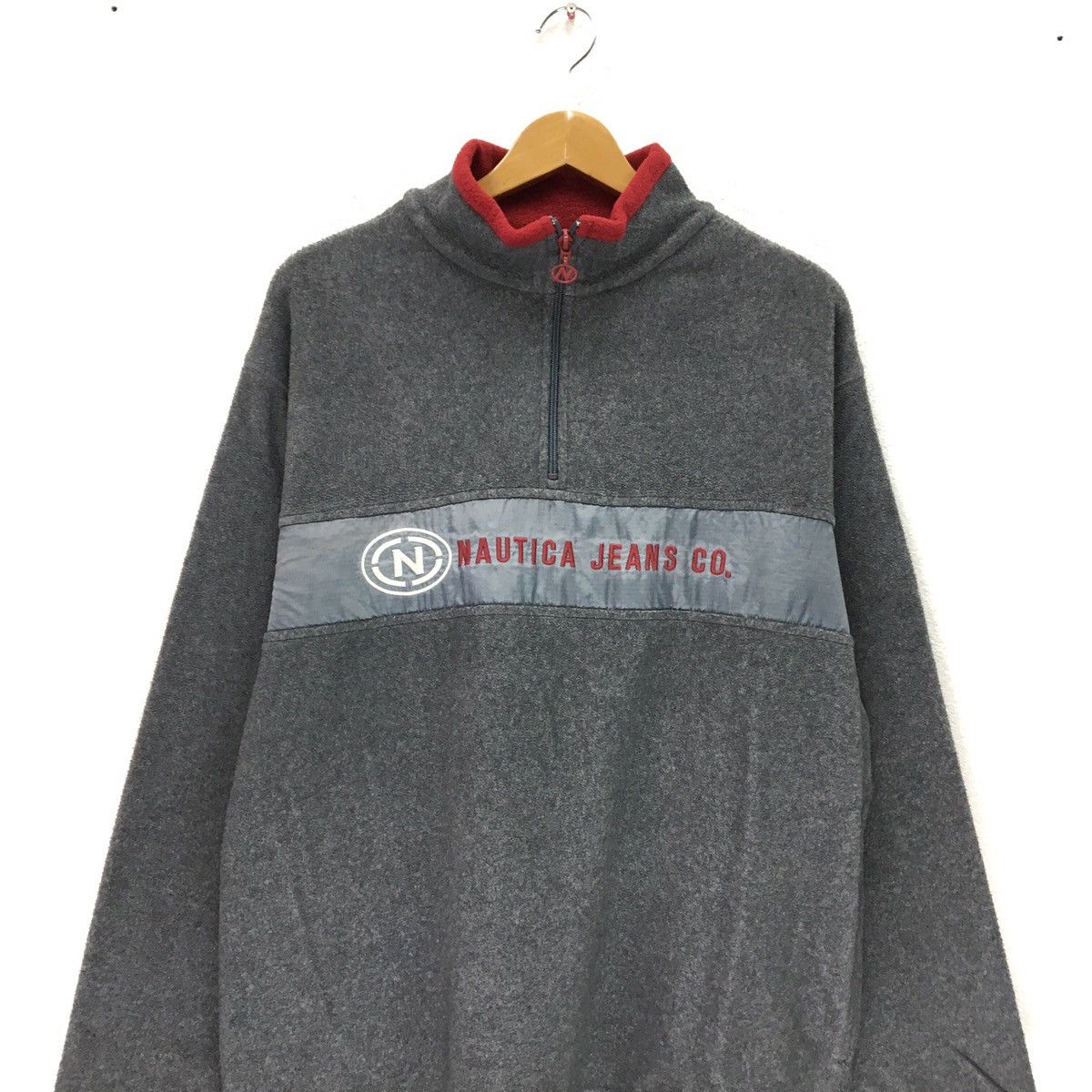 Nautica NAUTICA JEANS Fleece Sweatshirt Size US L / EU 52-54 / 3 - 3 Thumbnail