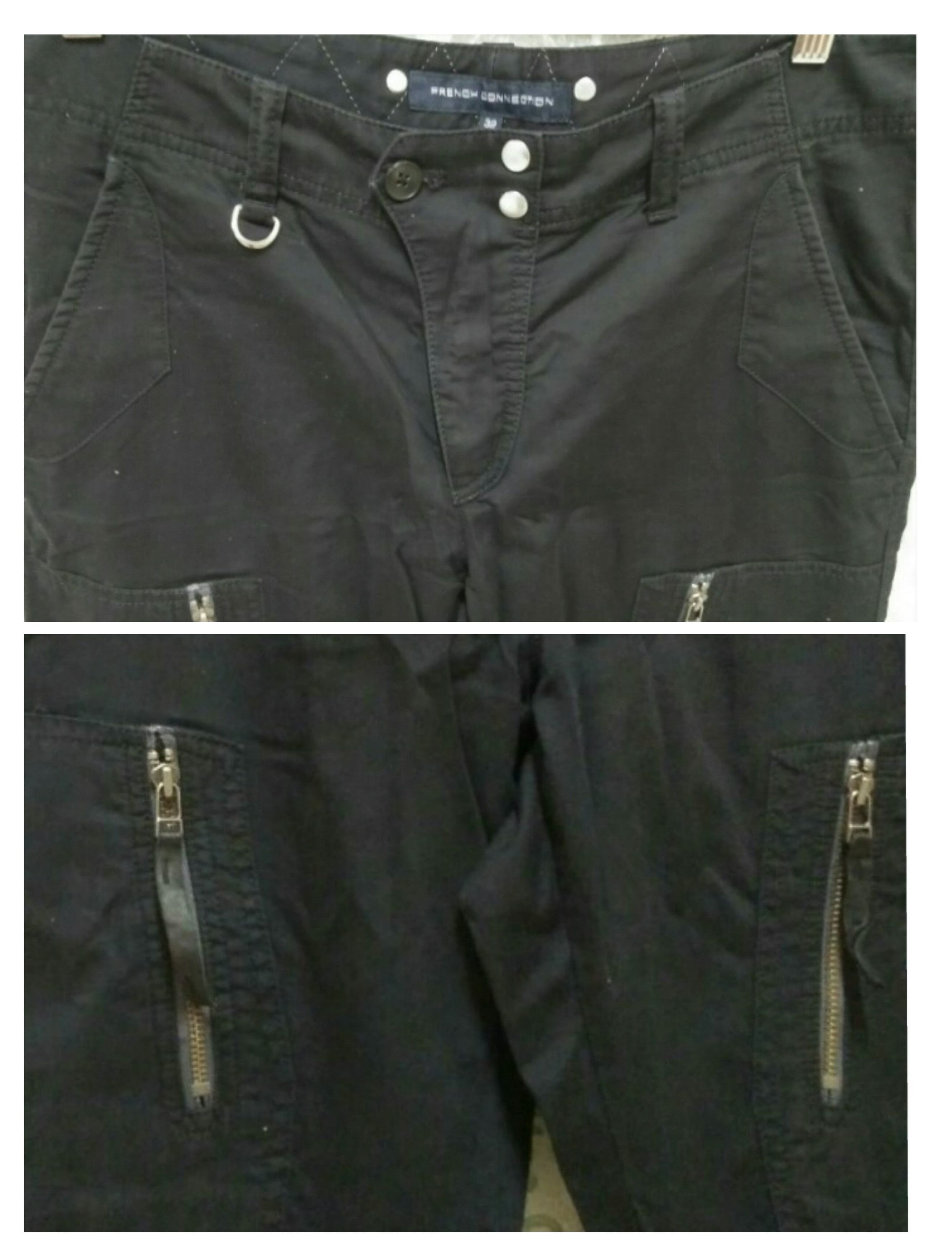 French Connection Vintage French Connection FCUK Workwear Cargo Trouser Pant Size US 34 / EU 50 - 2 Thumbnail