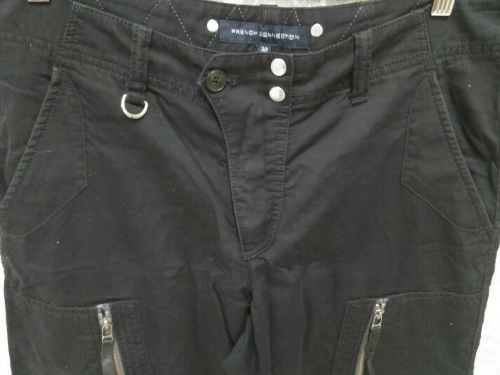 French Connection Vintage French Connection FCUK Workwear Cargo Trouser Pant Size US 34 / EU 50 - 4 Thumbnail