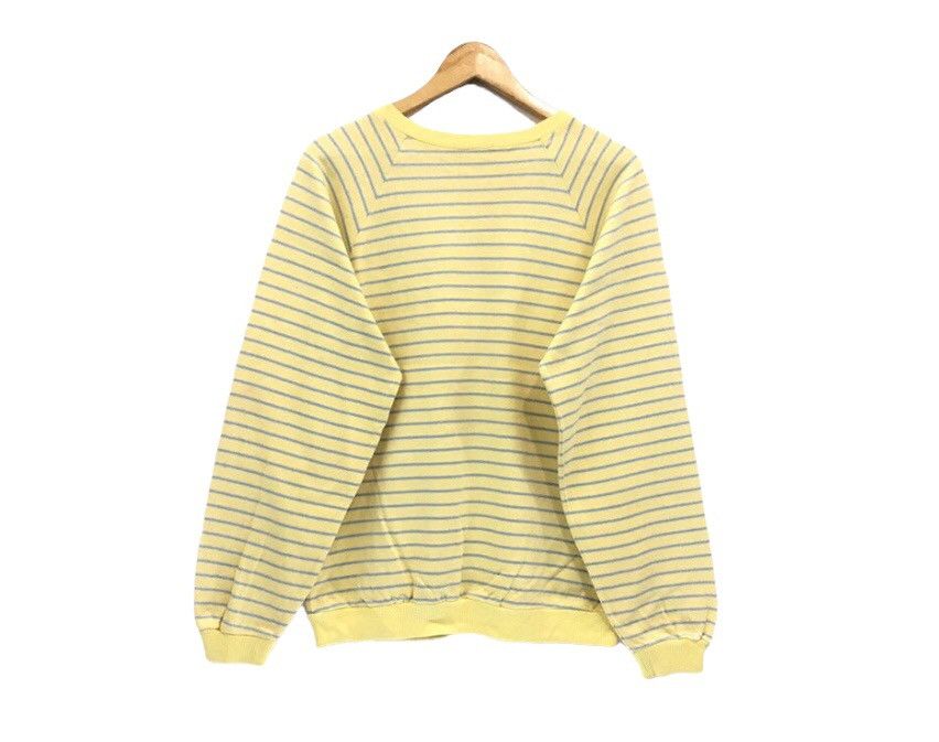 Japanese Brand × SHIPS SHIPS JAPAN Crewneck Stripe Sweatshirt Size US M / EU 48-50 / 2 - 2 Thumbnail