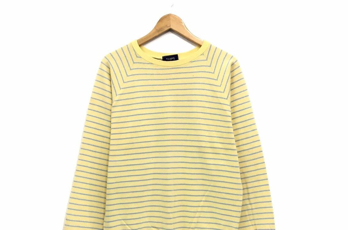 Japanese Brand × SHIPS SHIPS JAPAN Crewneck Stripe Sweatshirt Size US M / EU 48-50 / 2 - 3 Thumbnail