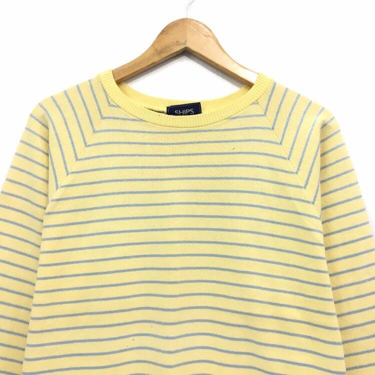 Japanese Brand × SHIPS SHIPS JAPAN Crewneck Stripe Sweatshirt Size US M / EU 48-50 / 2 - 4 Thumbnail