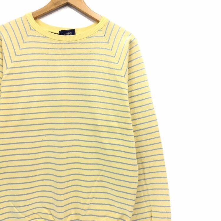 Japanese Brand × SHIPS SHIPS JAPAN Crewneck Stripe Sweatshirt Size US M / EU 48-50 / 2 - 5 Thumbnail