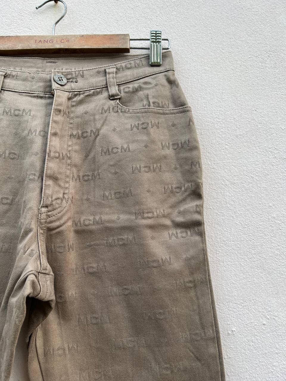 MCM Vintage MCM Monogram Trouser Pants Size US 26 / EU 42 - 9 Thumbnail